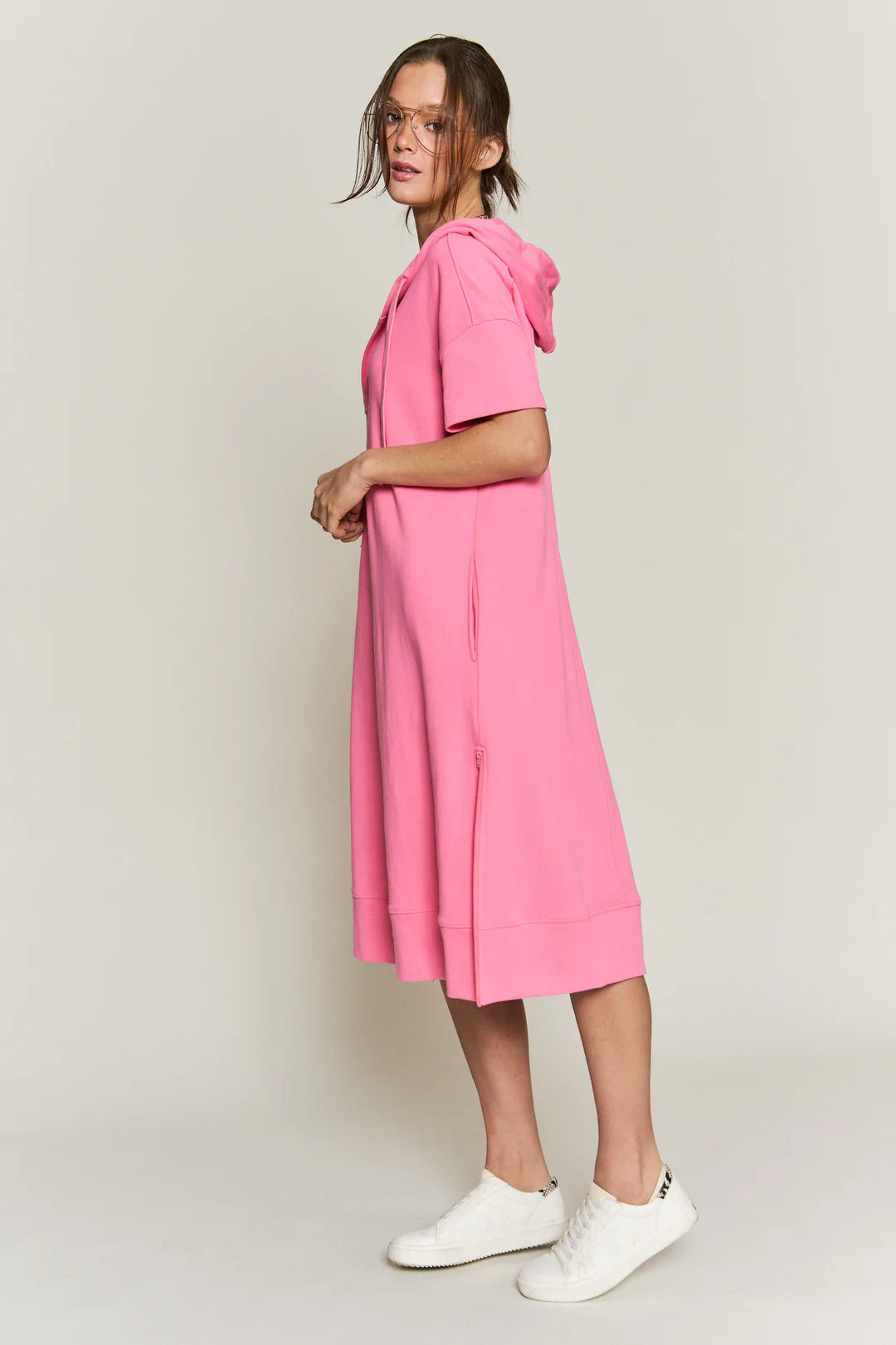 Looking for You Hooded Sweatshirt Dress