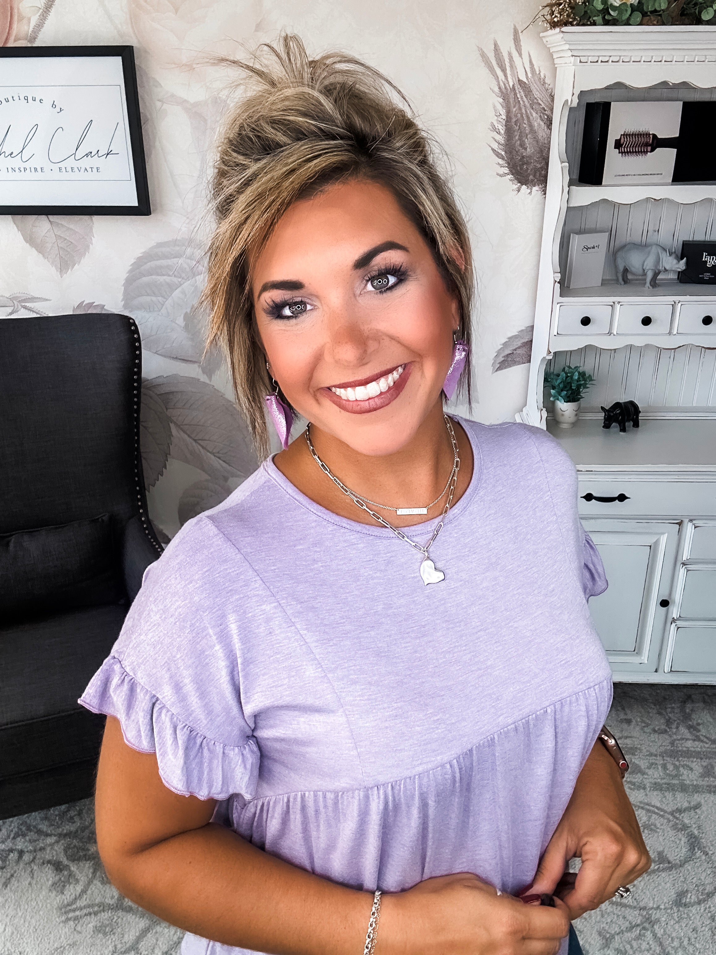 Moving On Babydoll Top