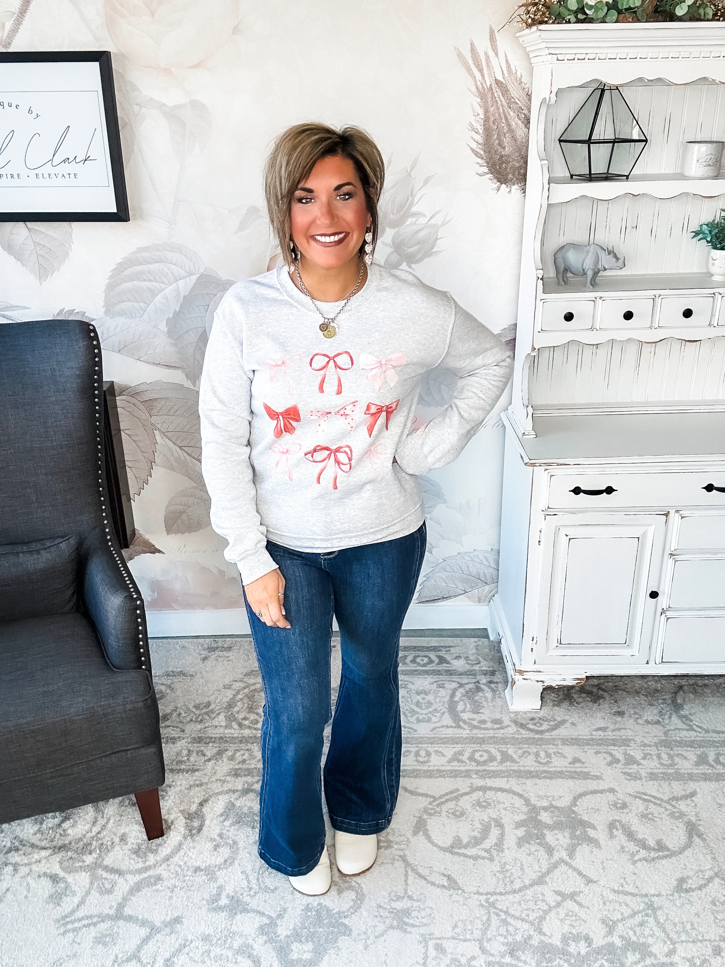 Bows For The Girls Sweatshirt