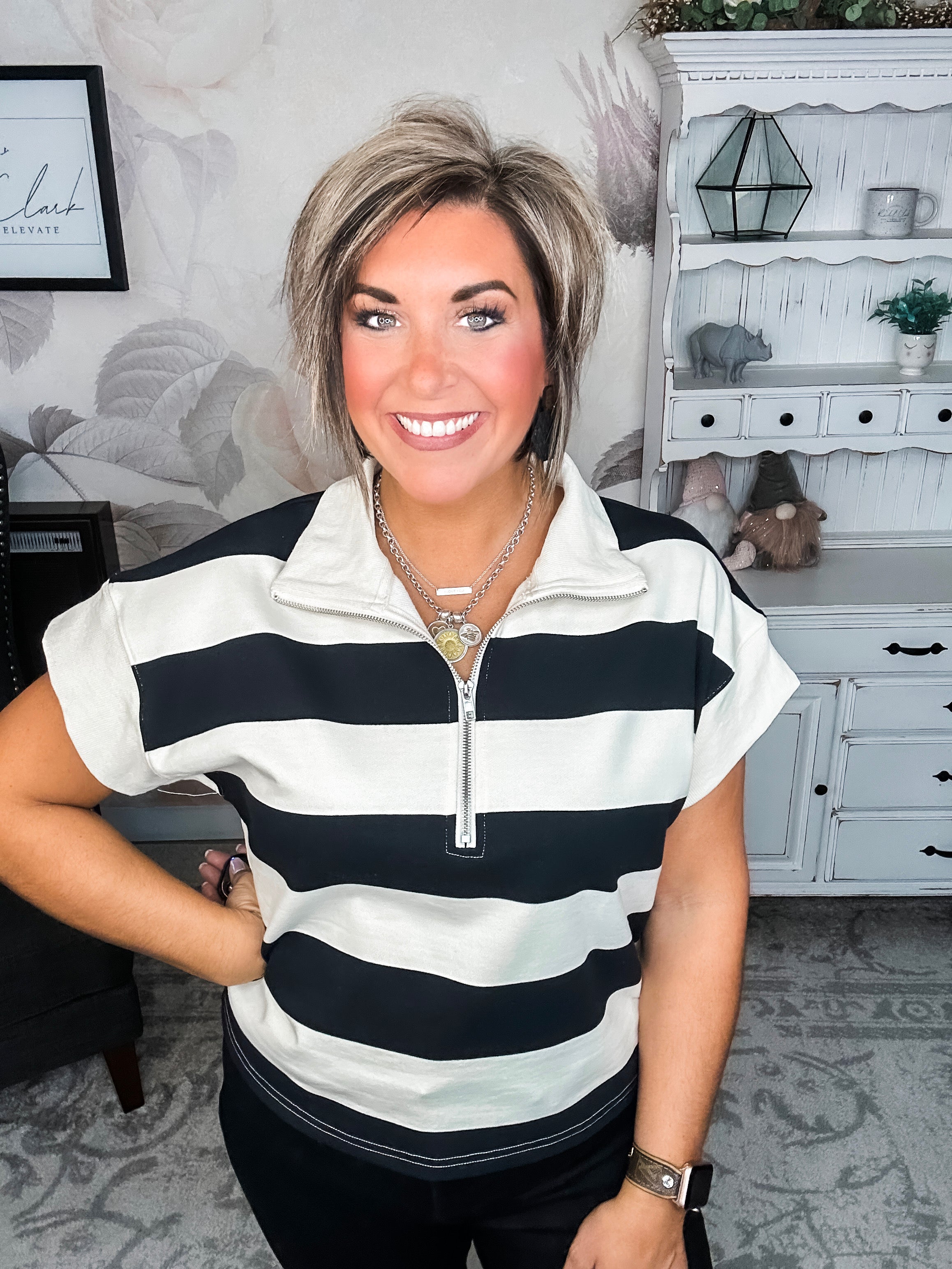Hope Floats Quarter Zip Sweater