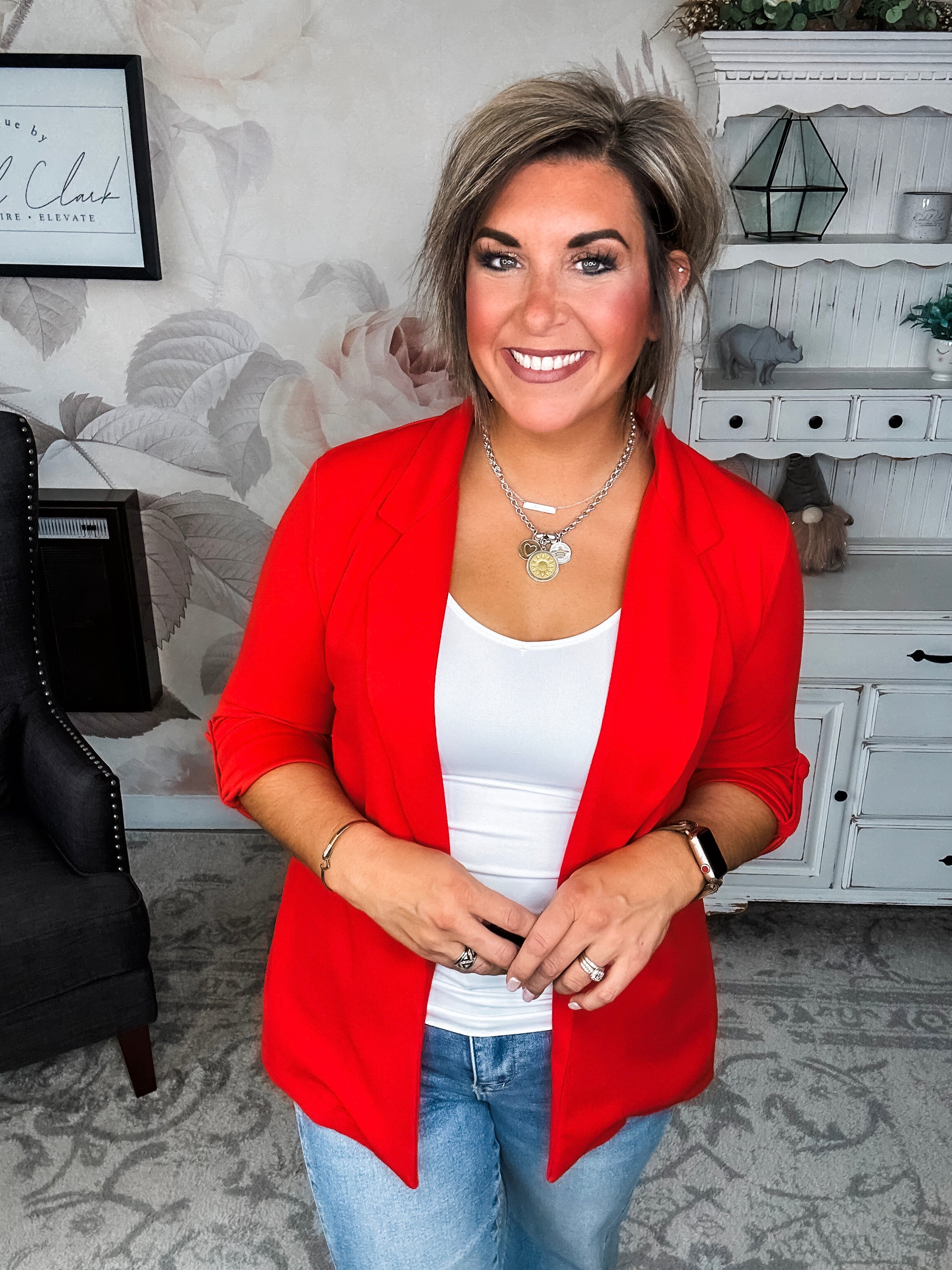 What I Live For Blazer - Red