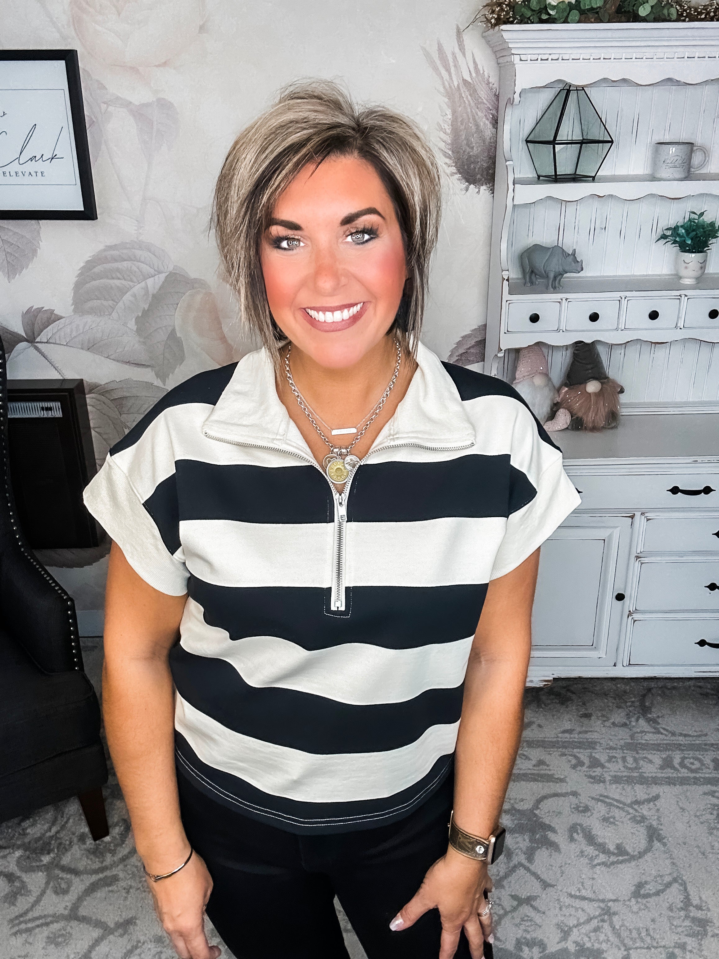 Hope Floats Quarter Zip Sweater