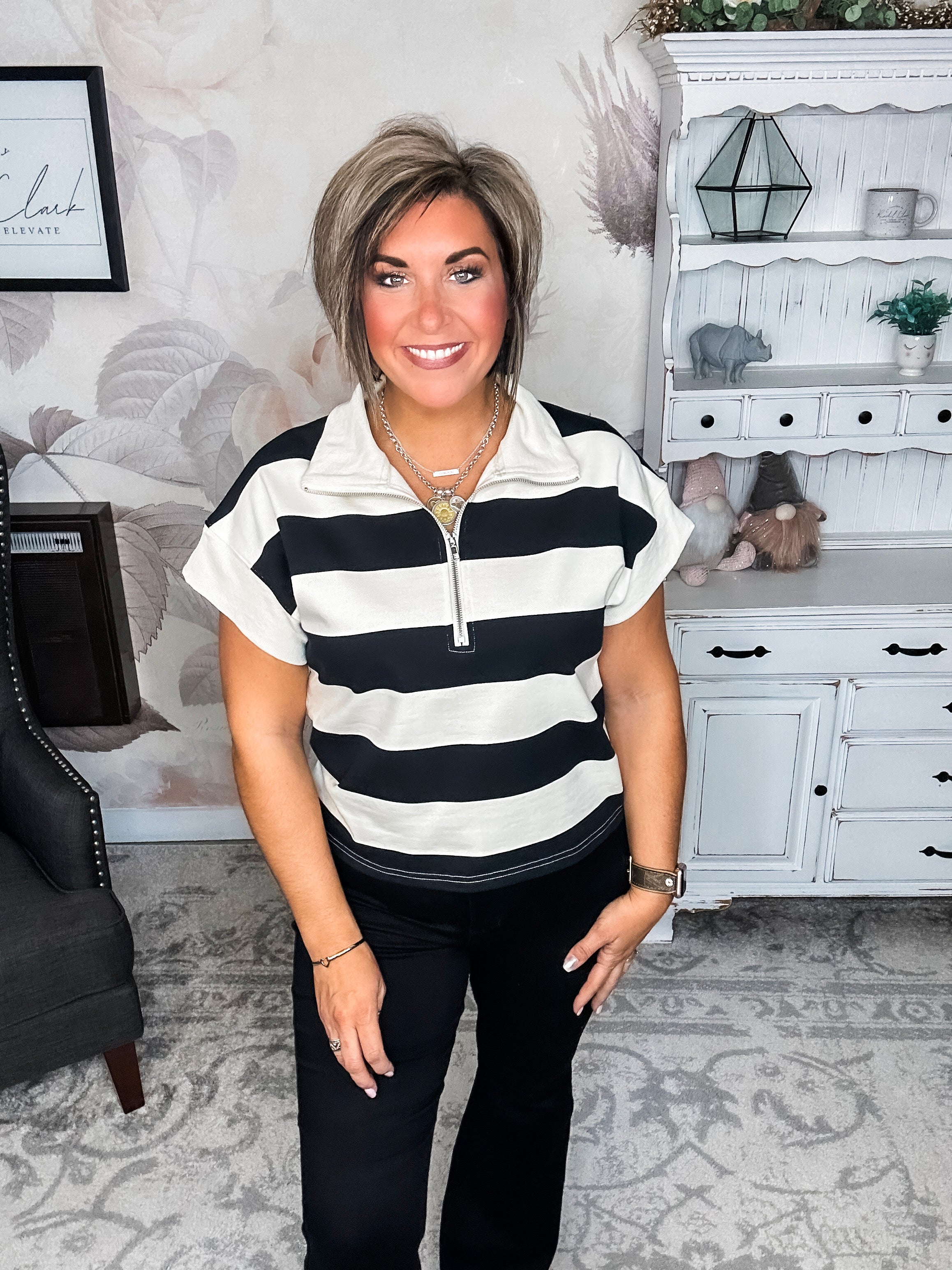 Hope Floats Quarter Zip Sweater