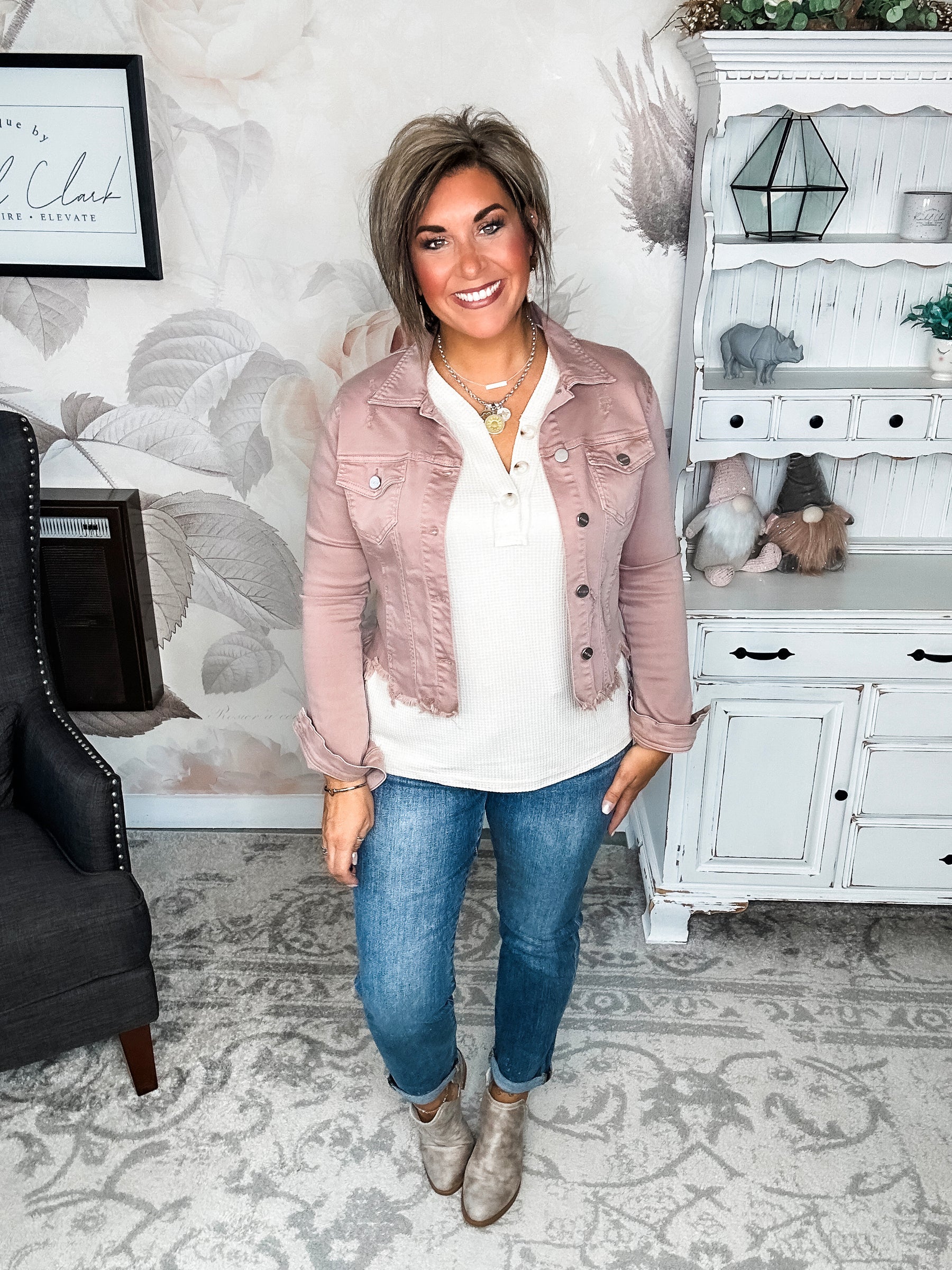 Beautiful Story Top - Oatmeal
