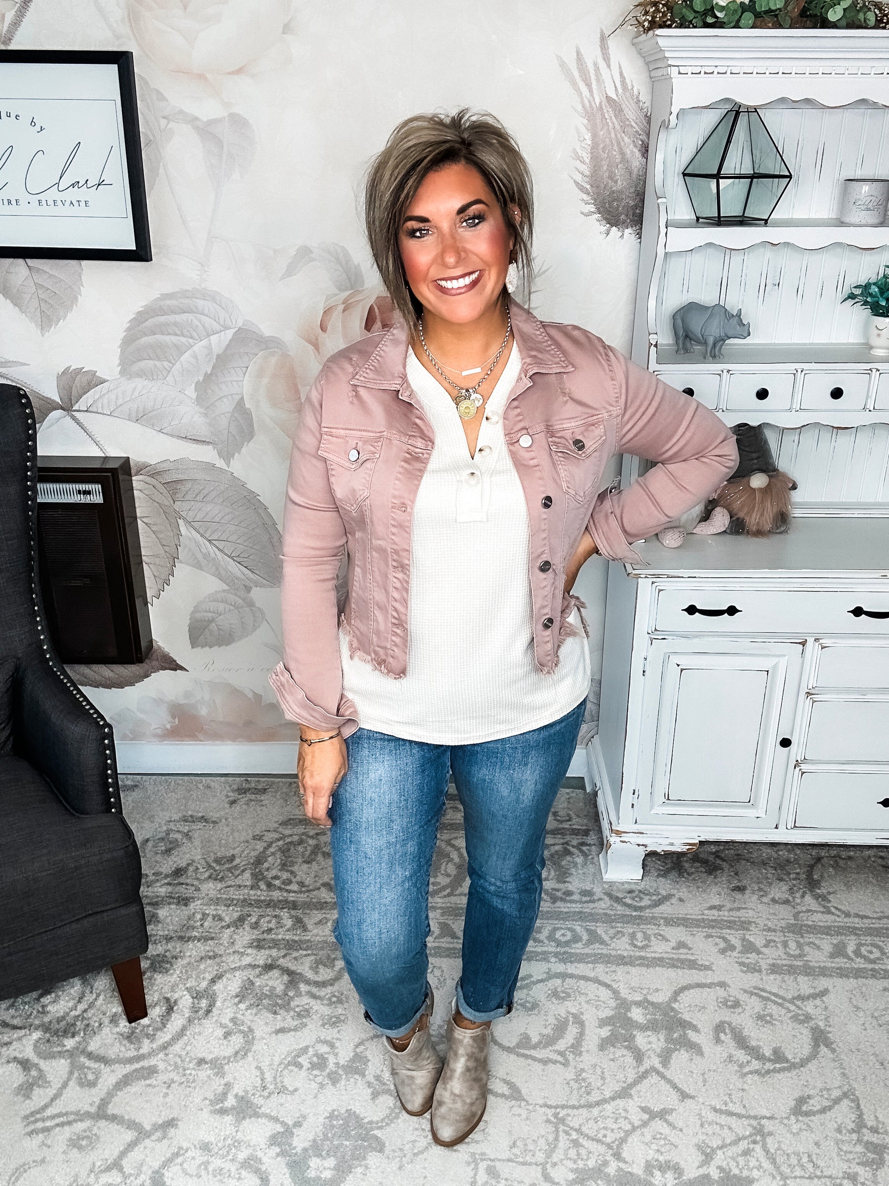 Beautiful Story Top - Oatmeal