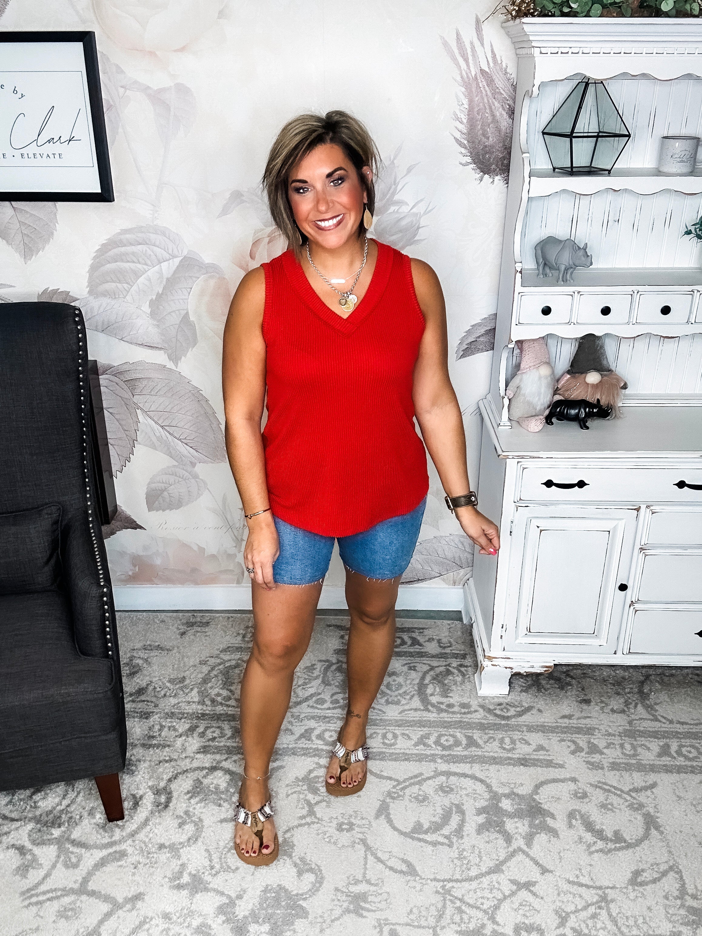 Feelings Disappear Tank - Red