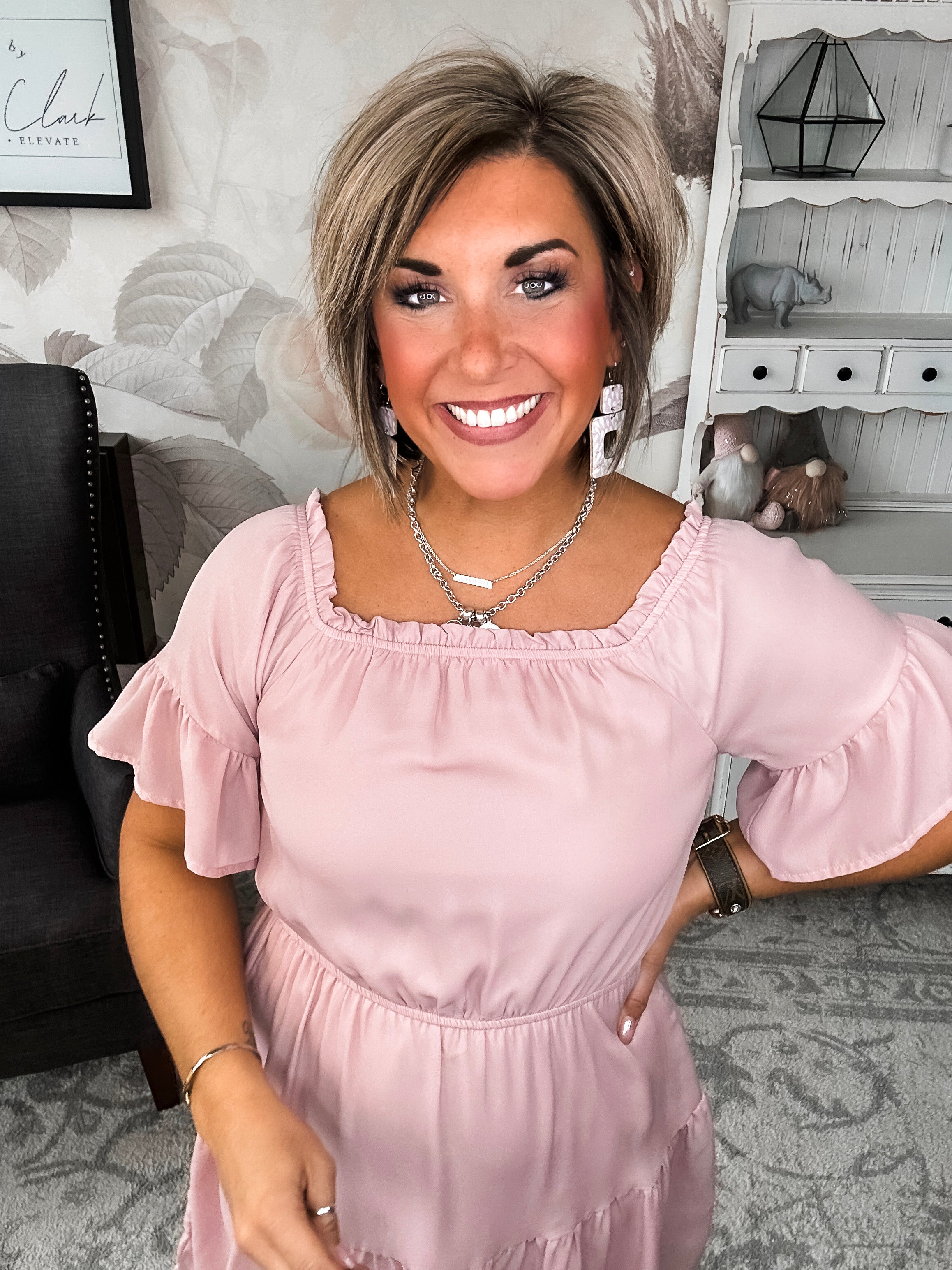 Set Me Free Dress - Mauve