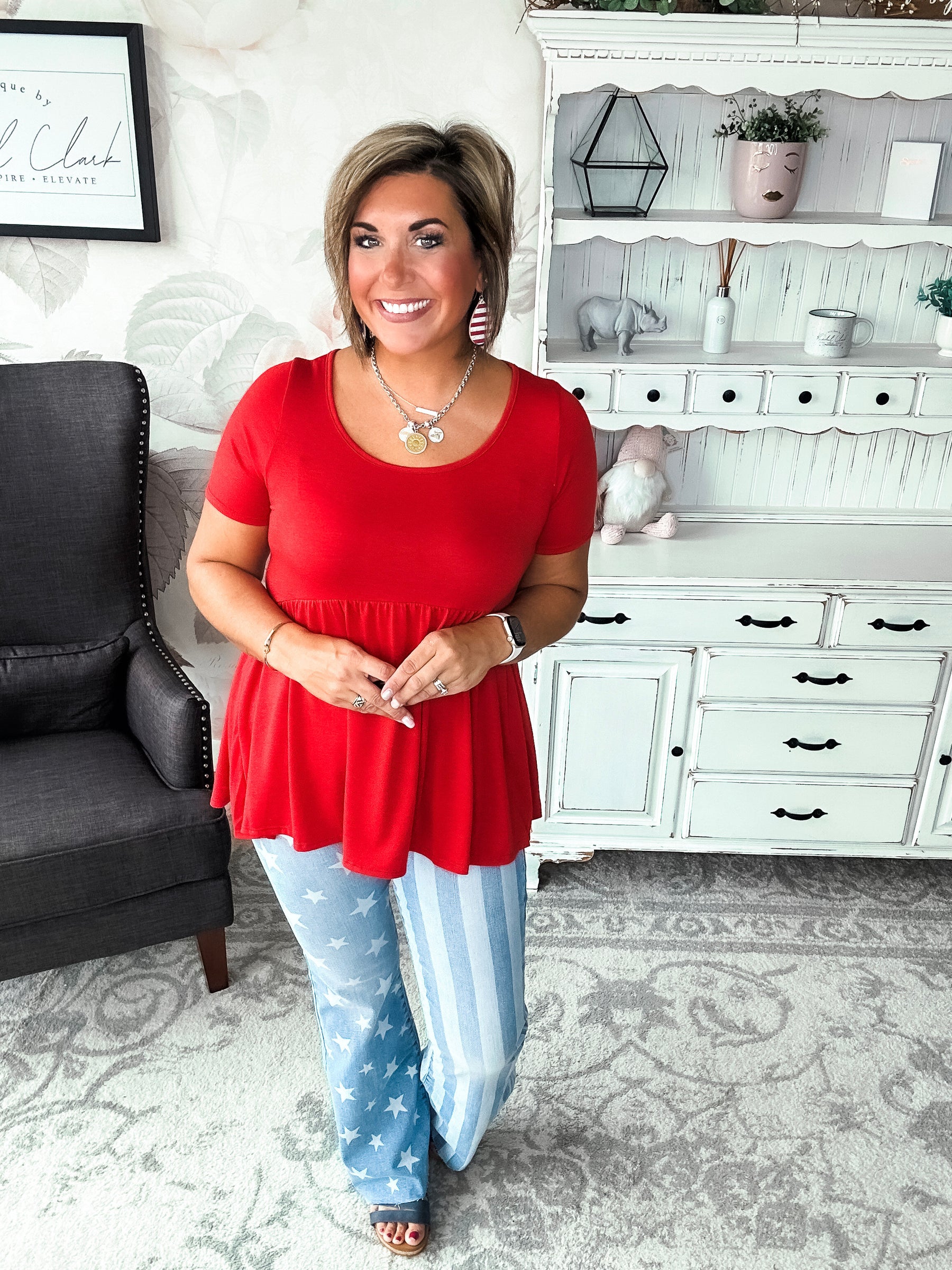 Be A Big Star Babydoll Tunic