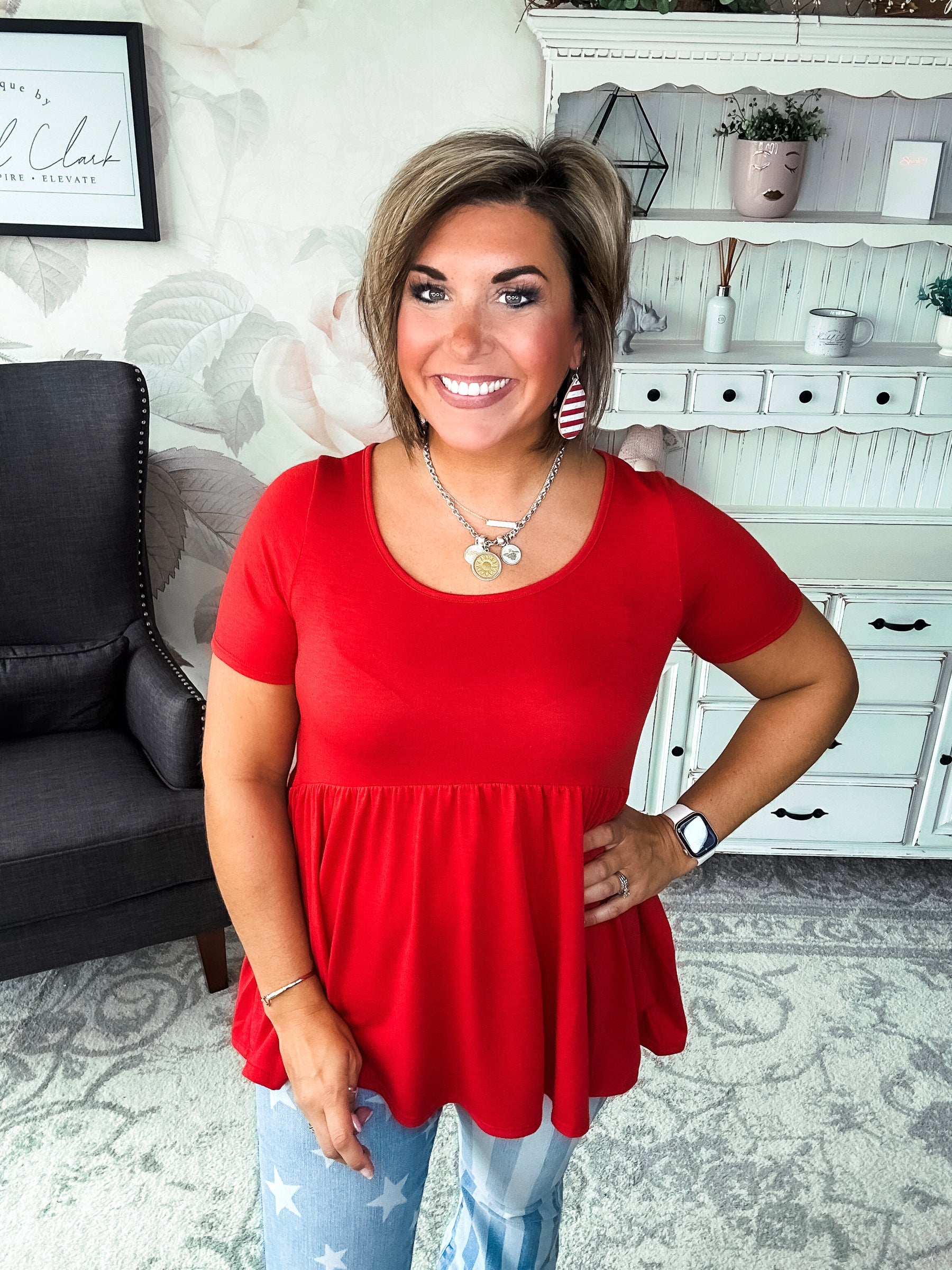 Be A Big Star Babydoll Tunic