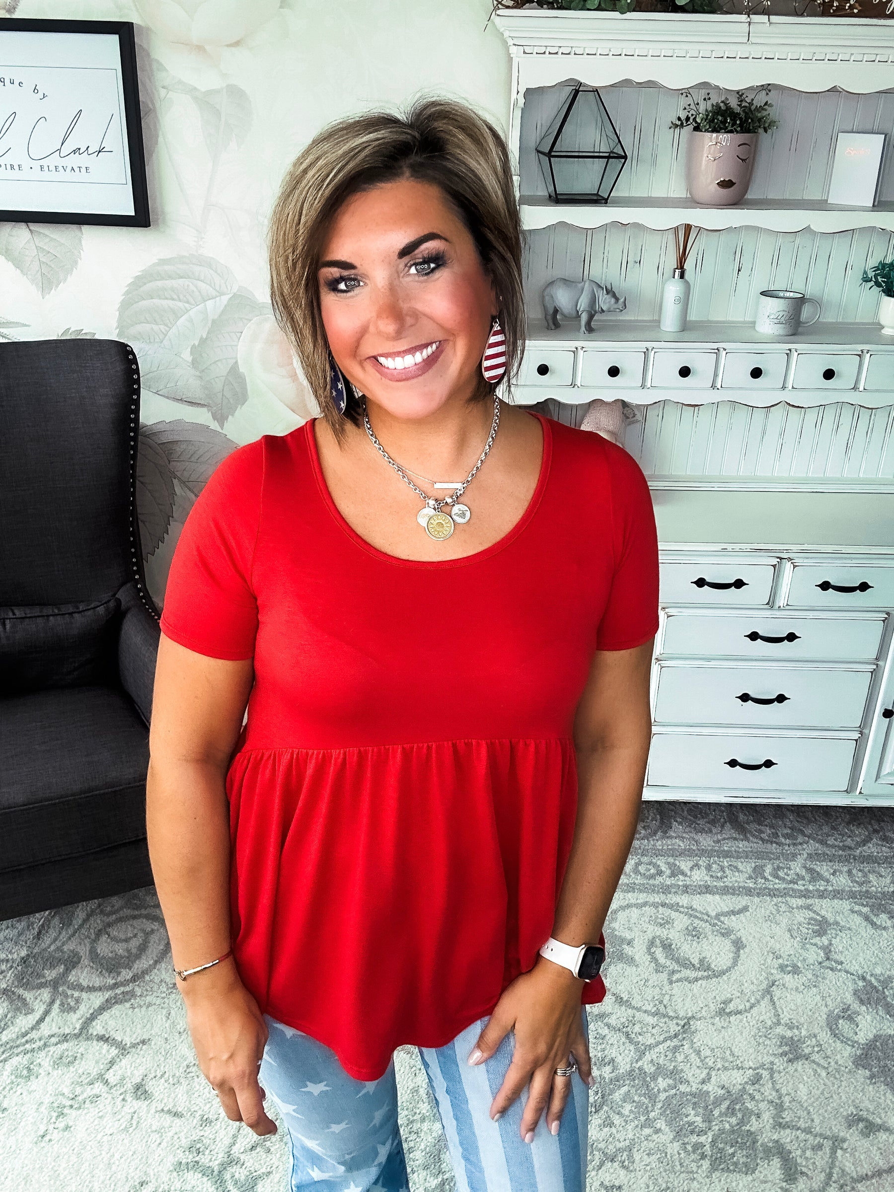 Be A Big Star Babydoll Tunic