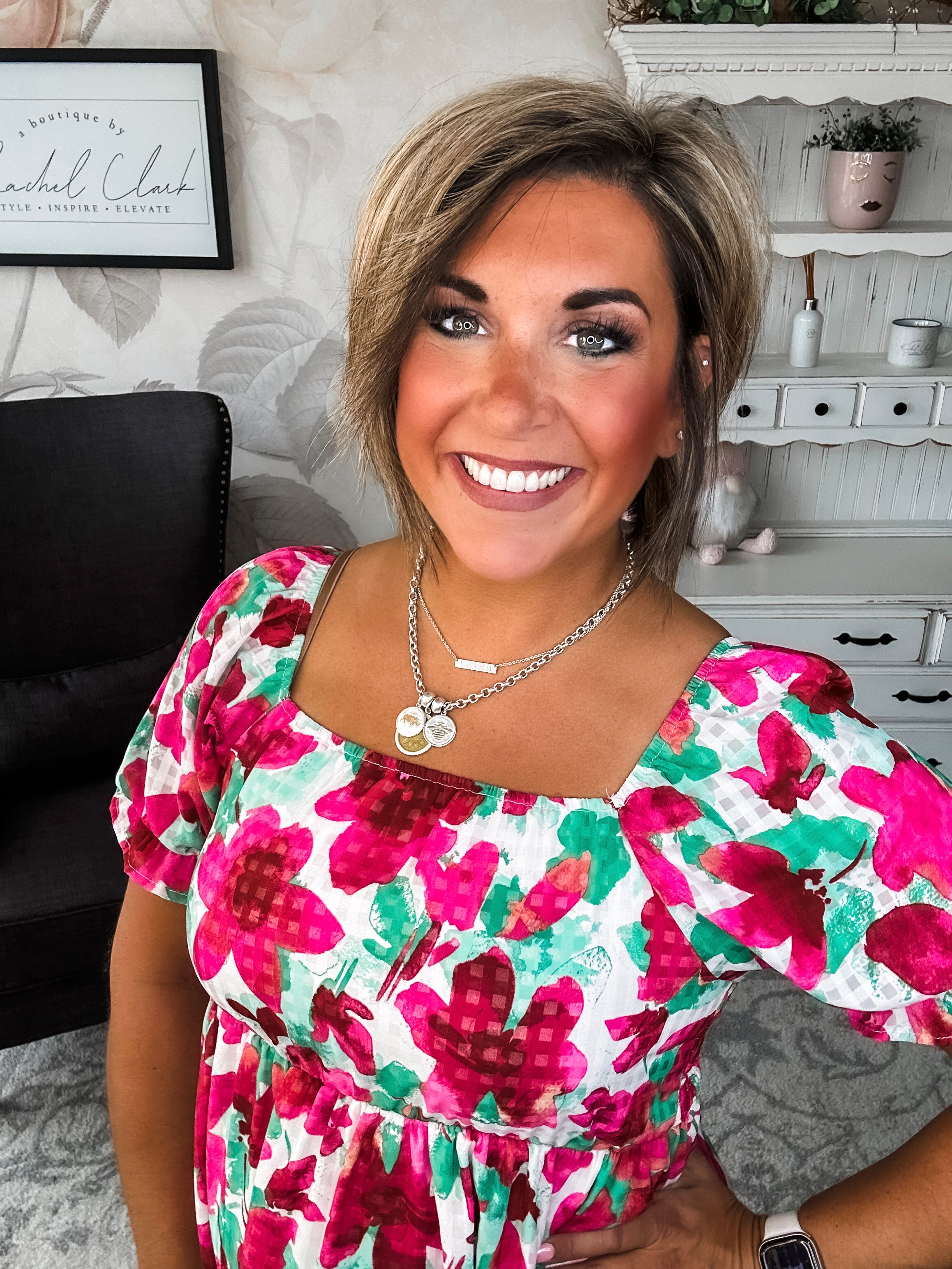 Sunshine on Your Face Floral Dress