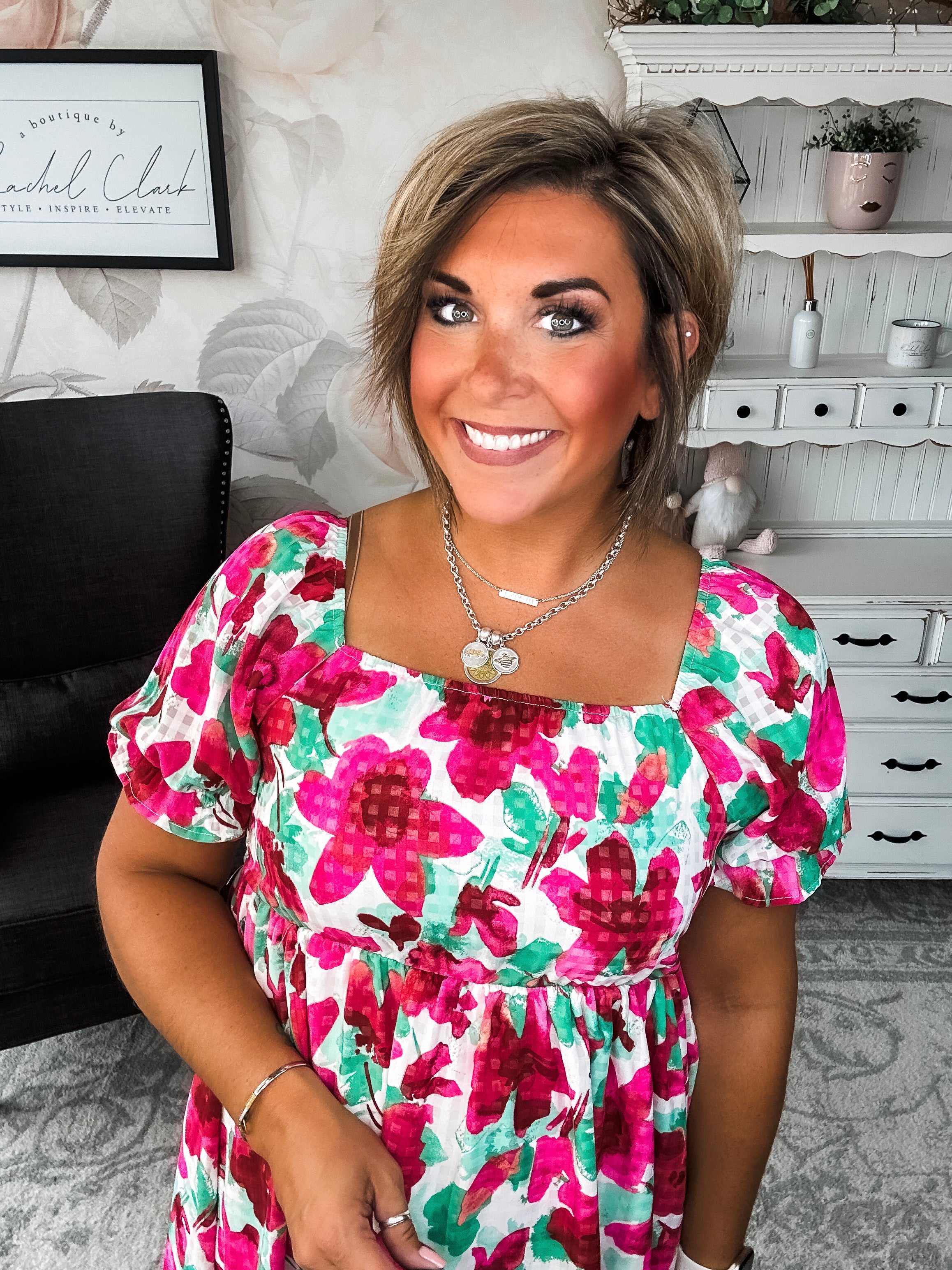 Sunshine on Your Face Floral Dress