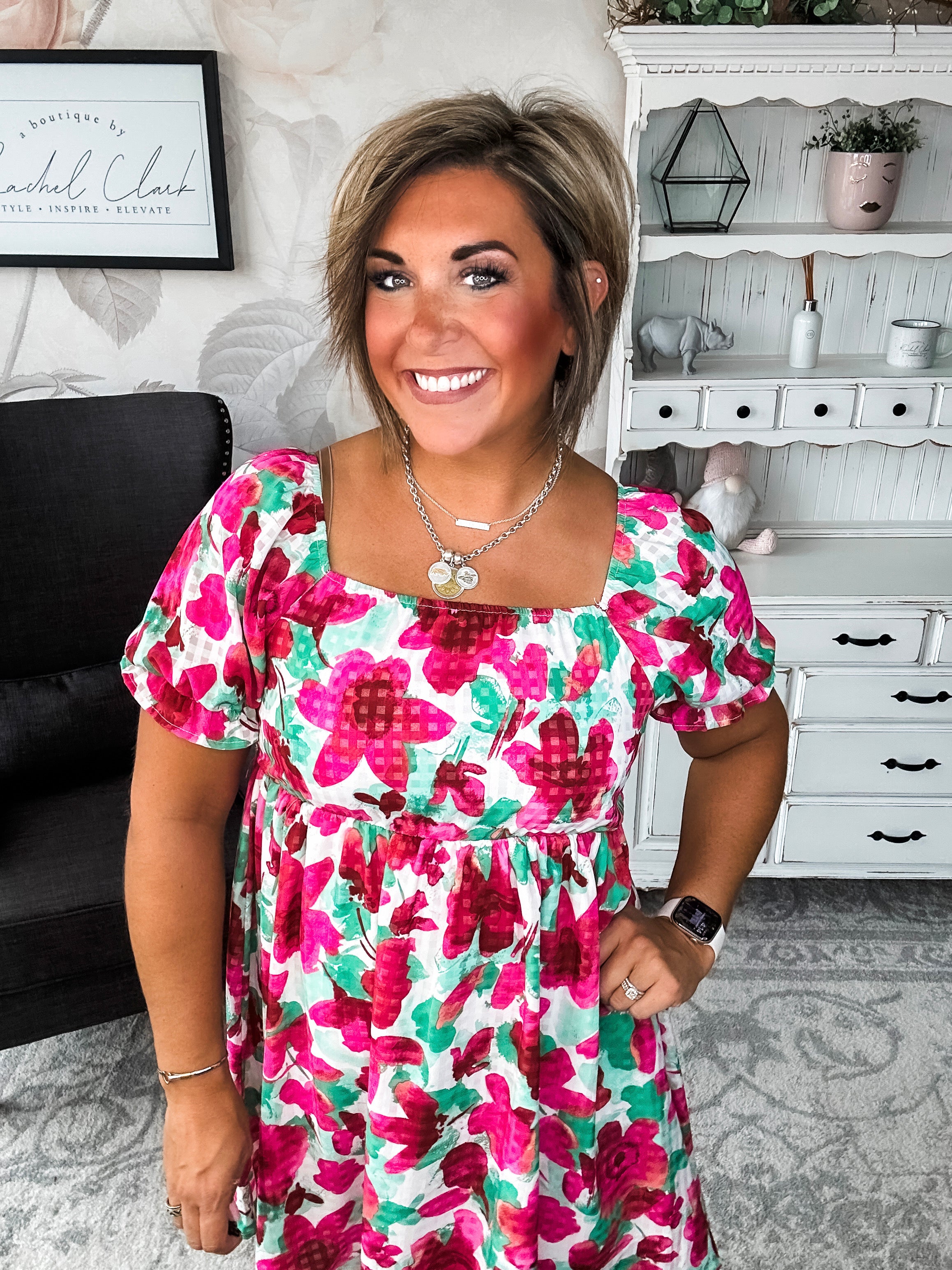 Sunshine on Your Face Floral Dress