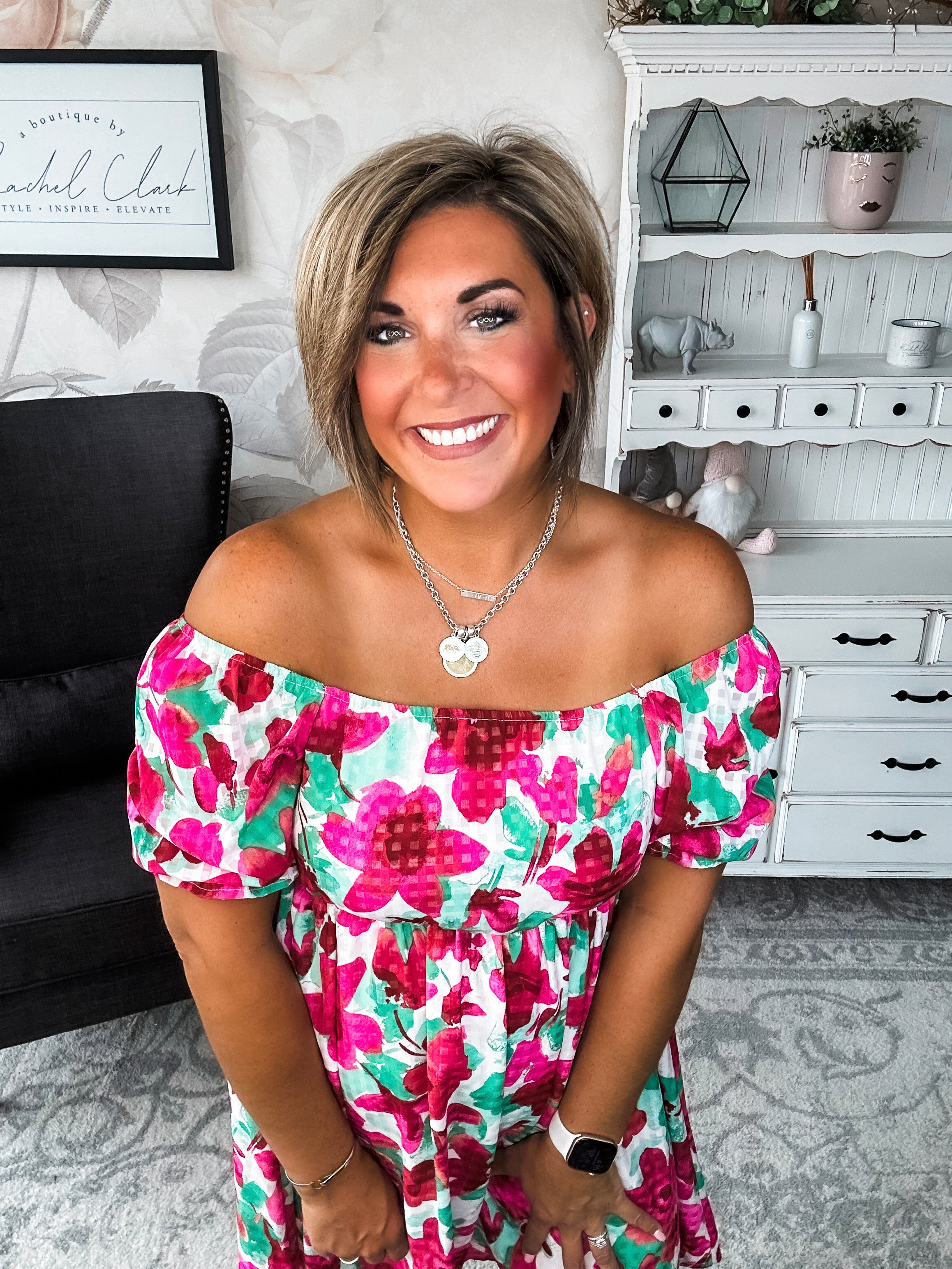 Sunshine on Your Face Floral Dress