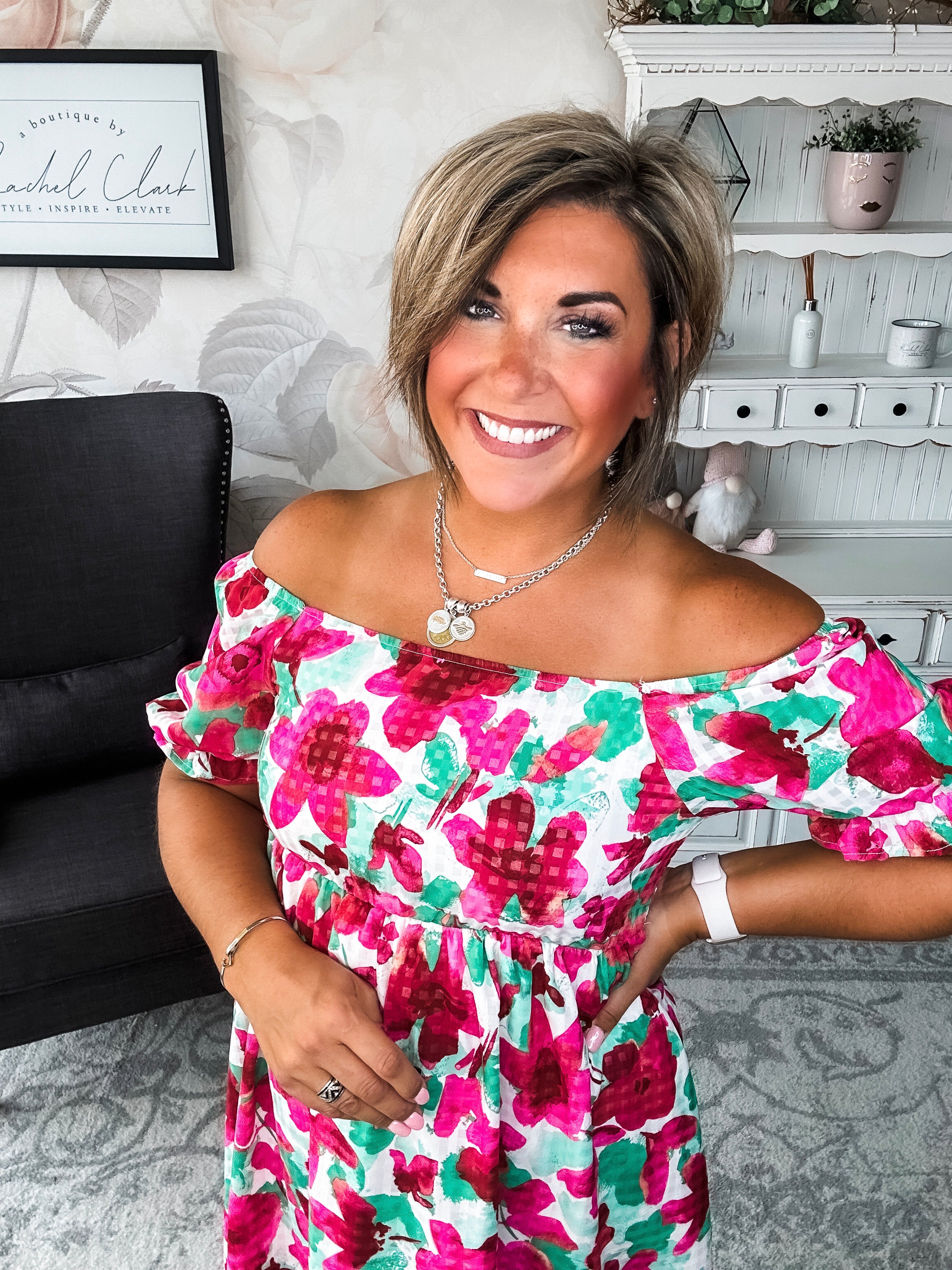 Sunshine on Your Face Floral Dress