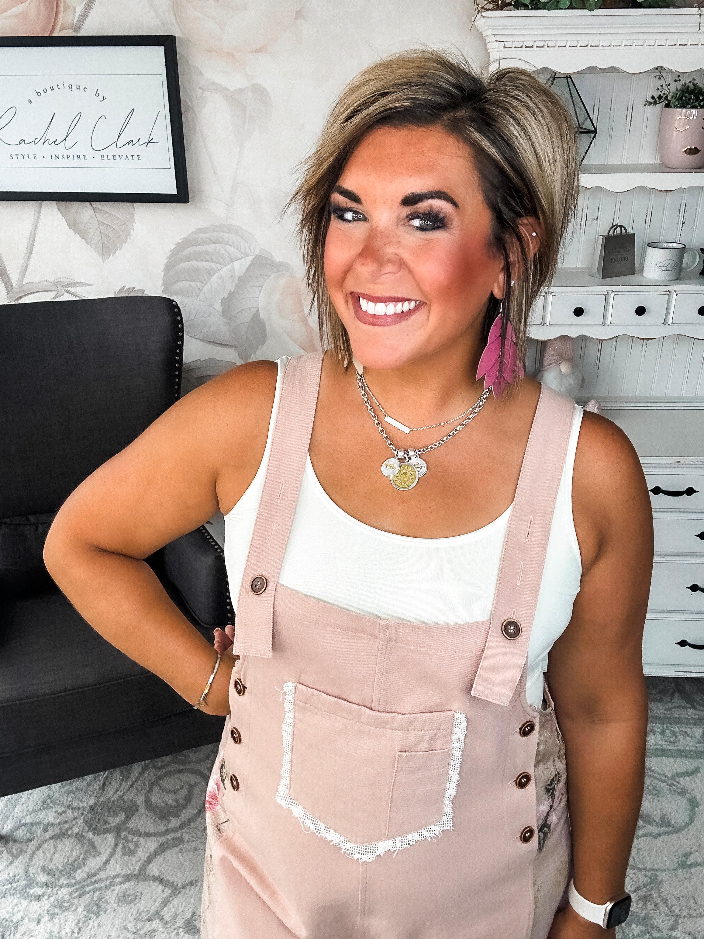 Sweet Symphony Floral Overalls