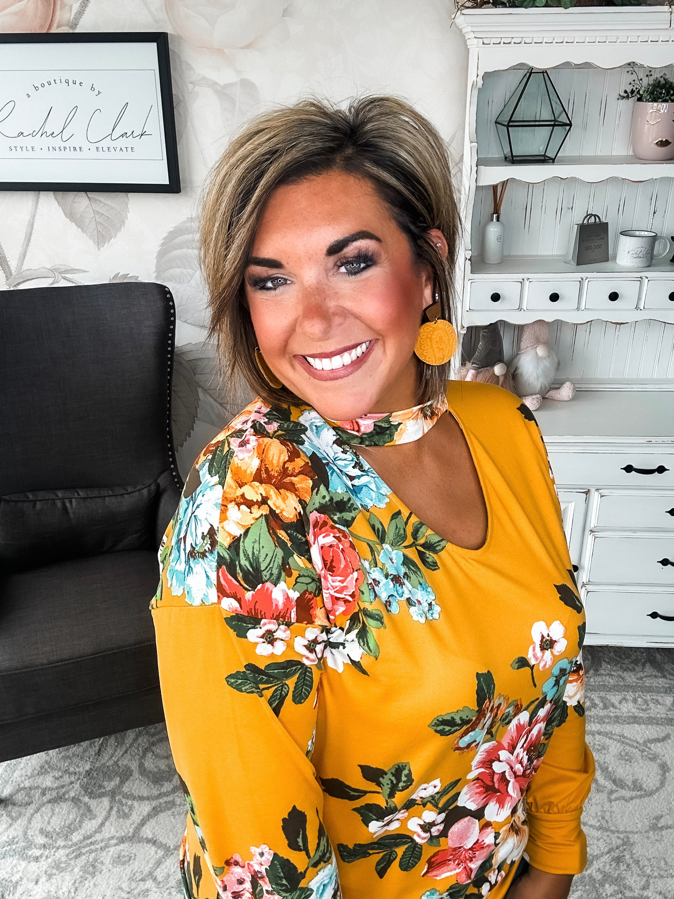 You're Still Number One Floral Top