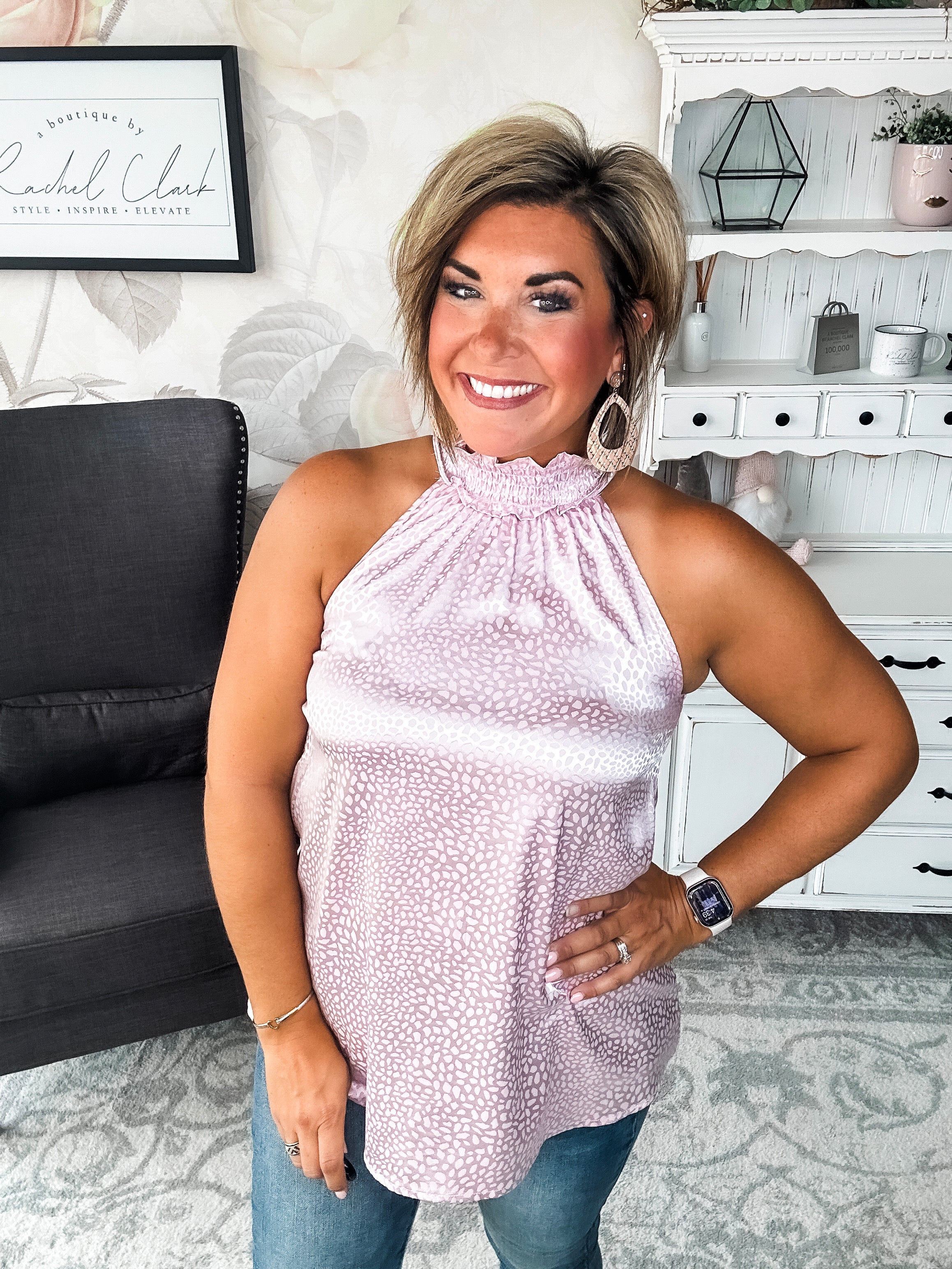 Love Like This Blouse - Dusty Pink