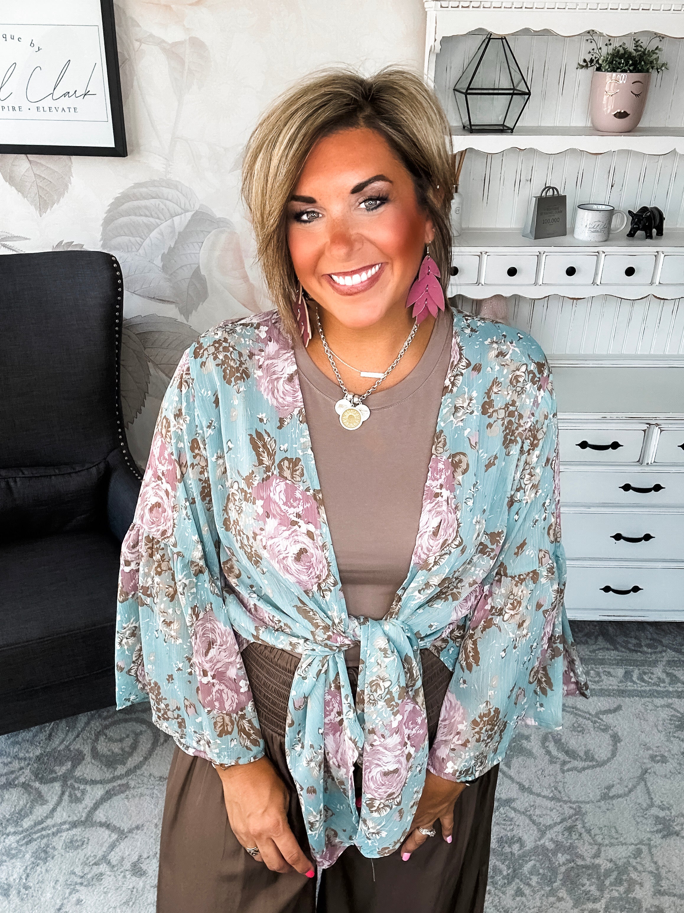 Loving Everyday Floral Kimono