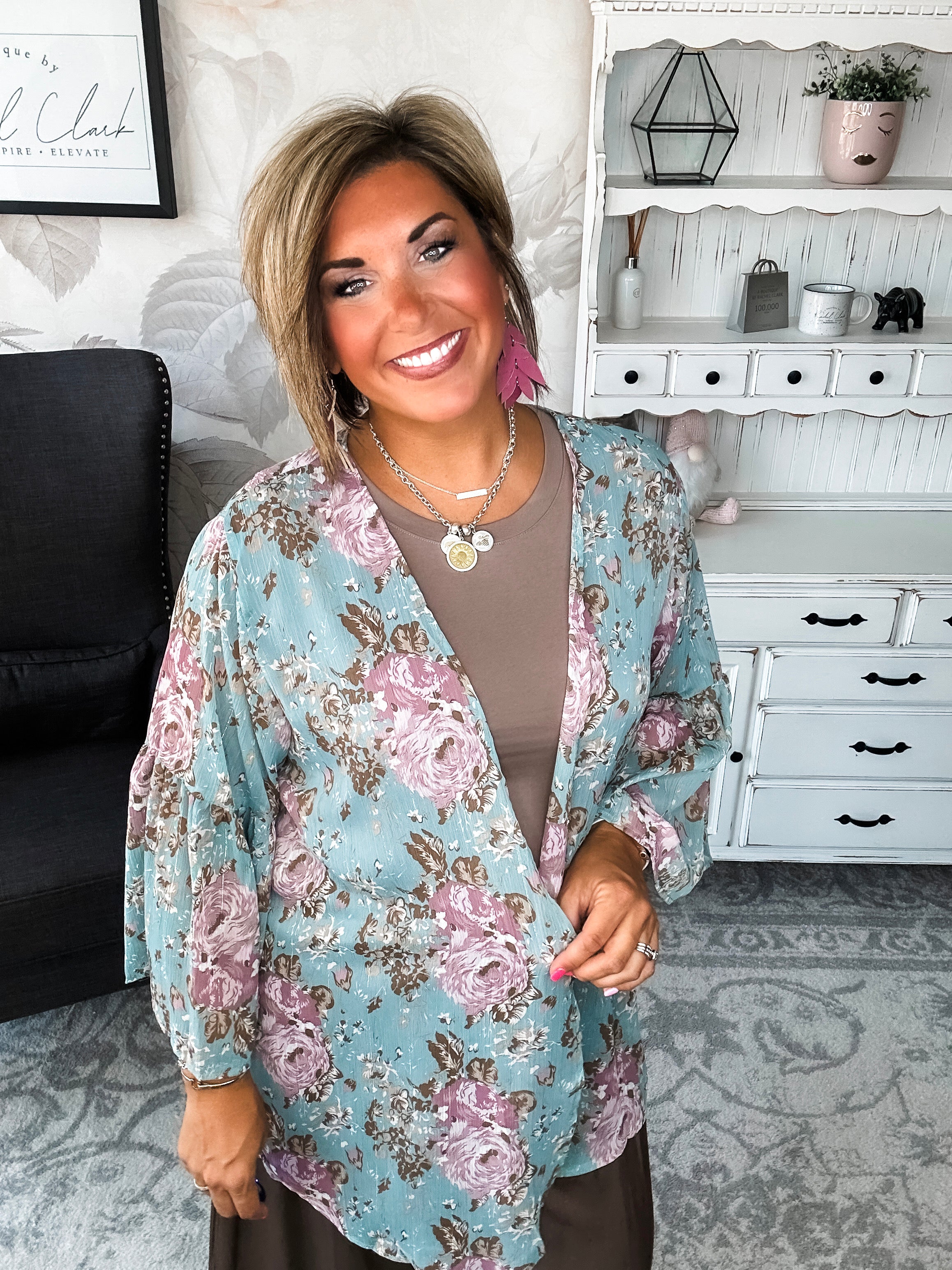 Loving Everyday Floral Kimono