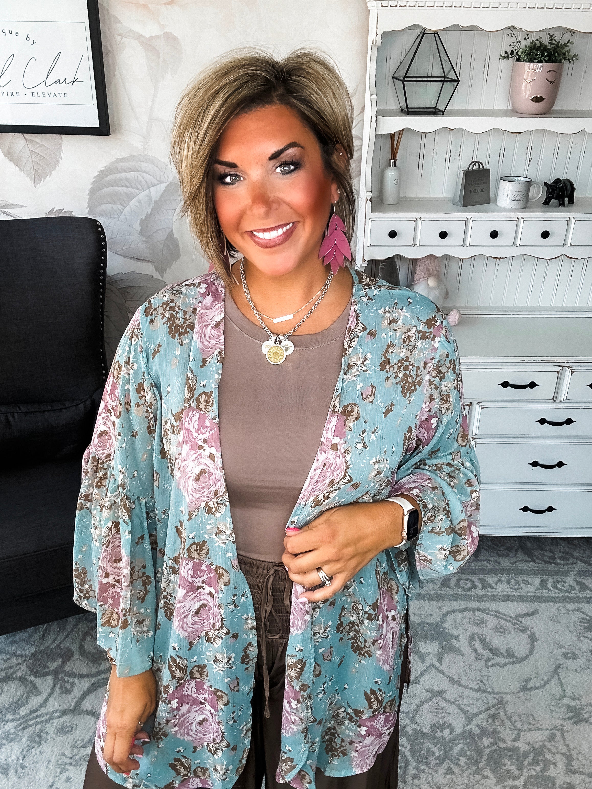 Loving Everyday Floral Kimono