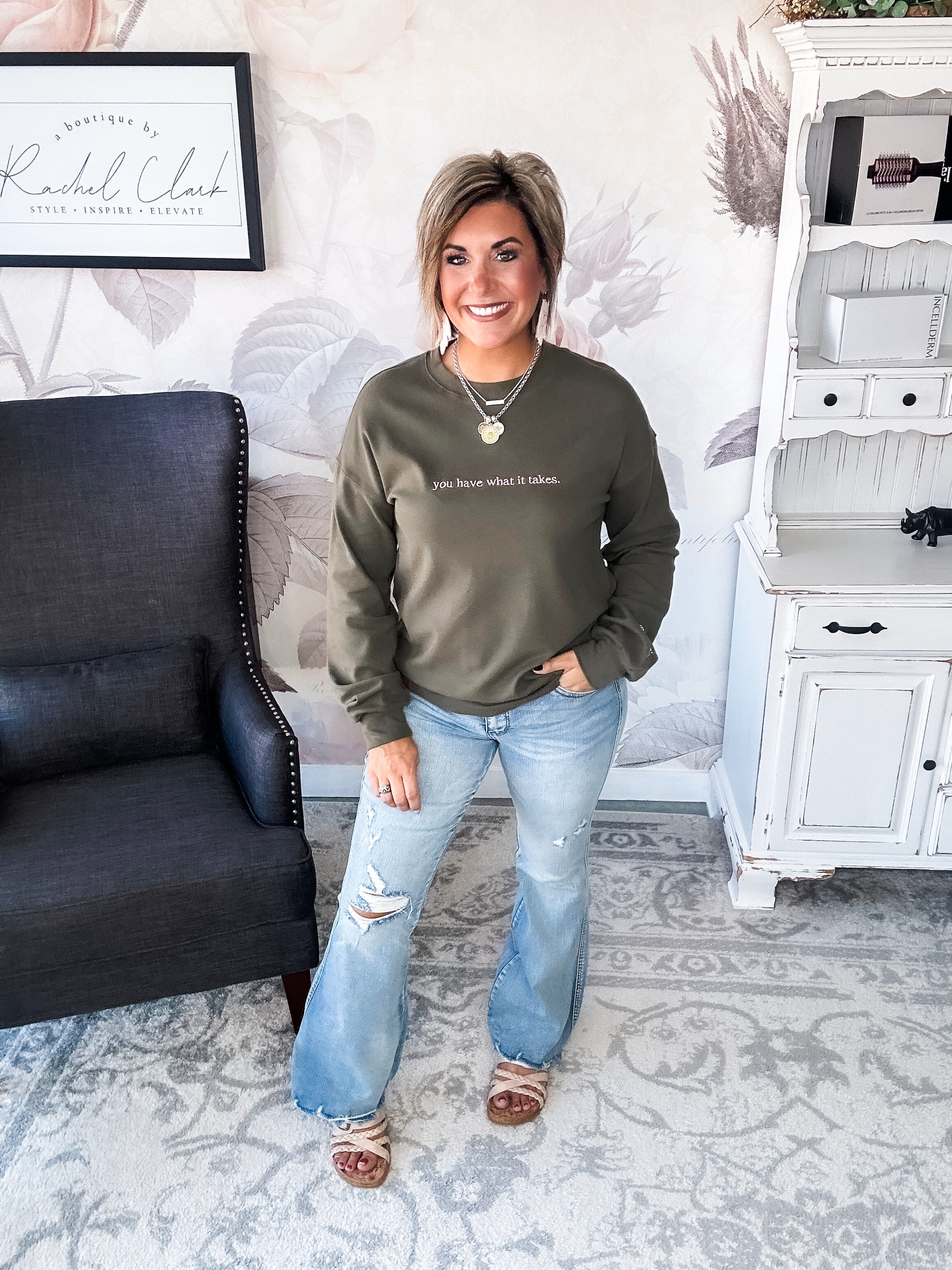Ampersand Avenue University Pullover - What It Takes