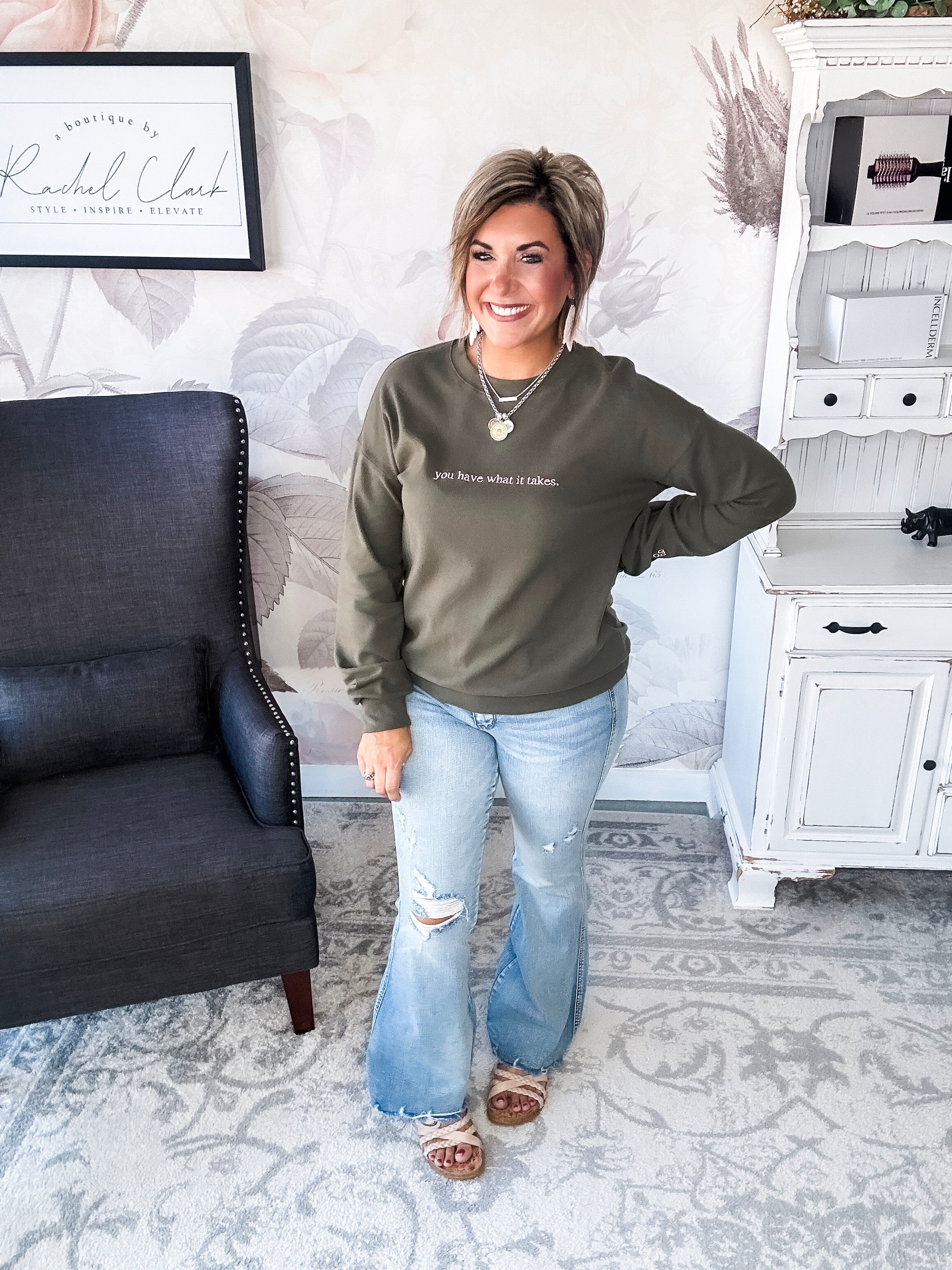 Ampersand Avenue University Pullover - What It Takes