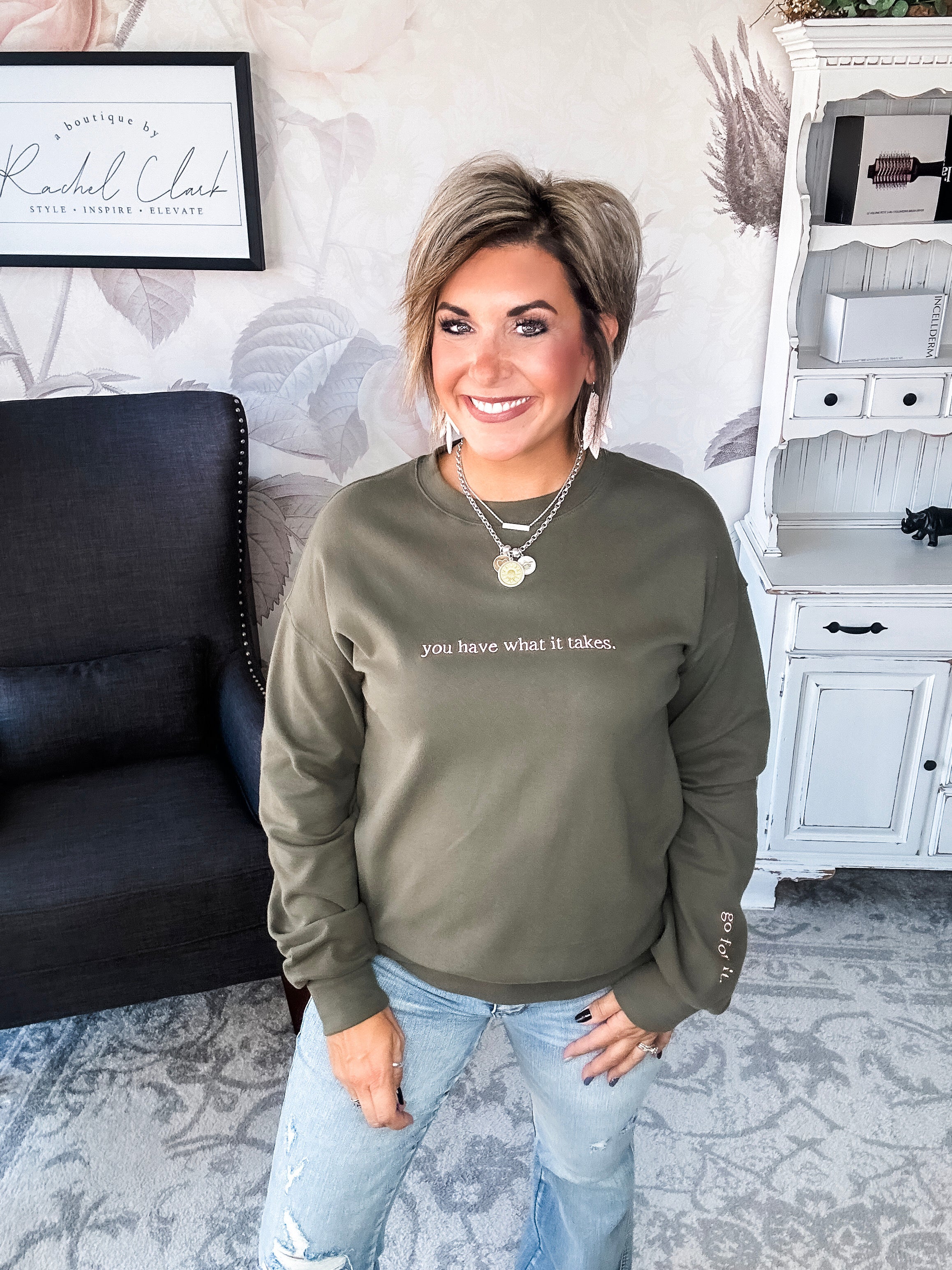 Ampersand Avenue University Pullover - What It Takes