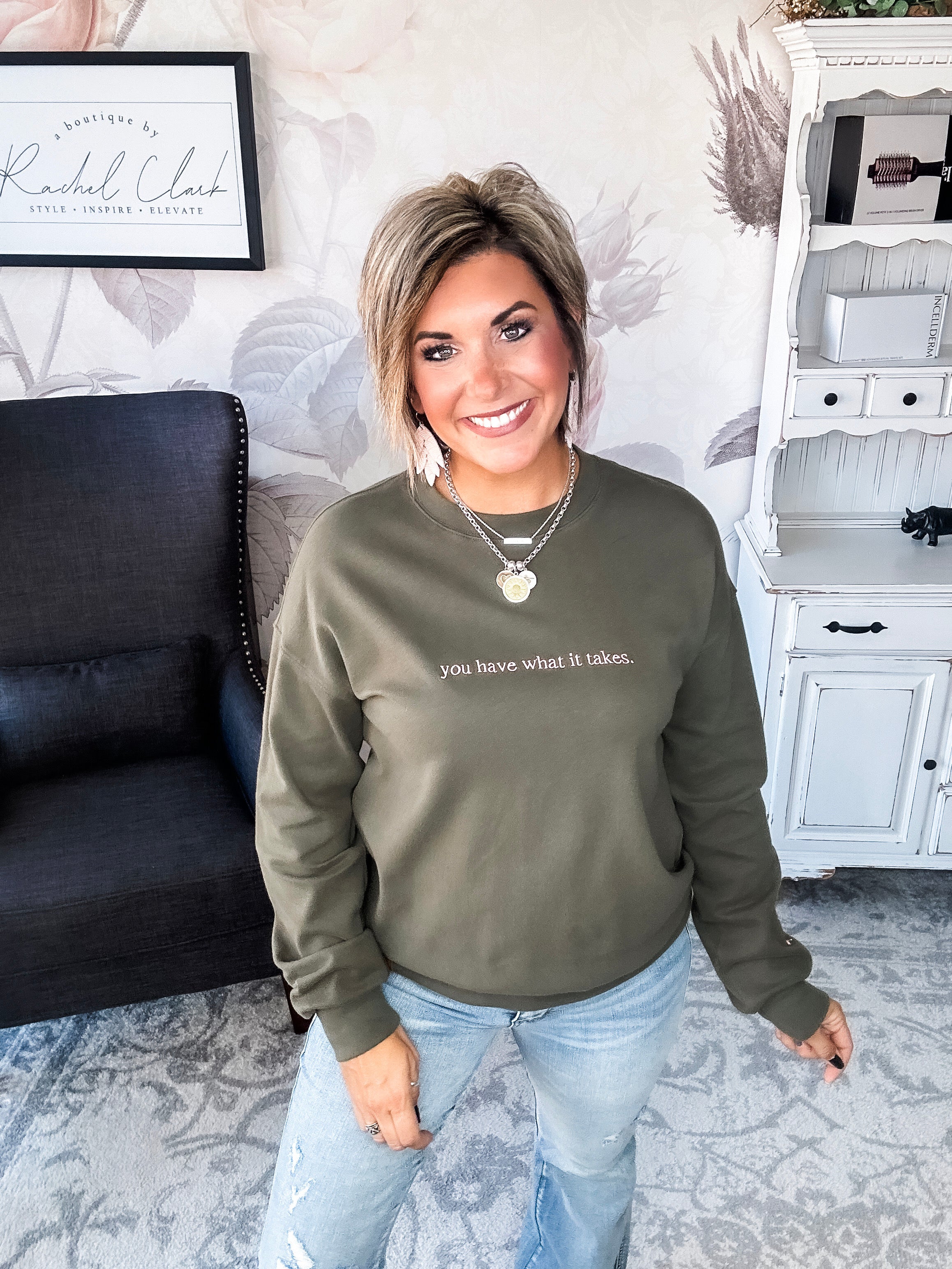 Ampersand Avenue University Pullover - What It Takes
