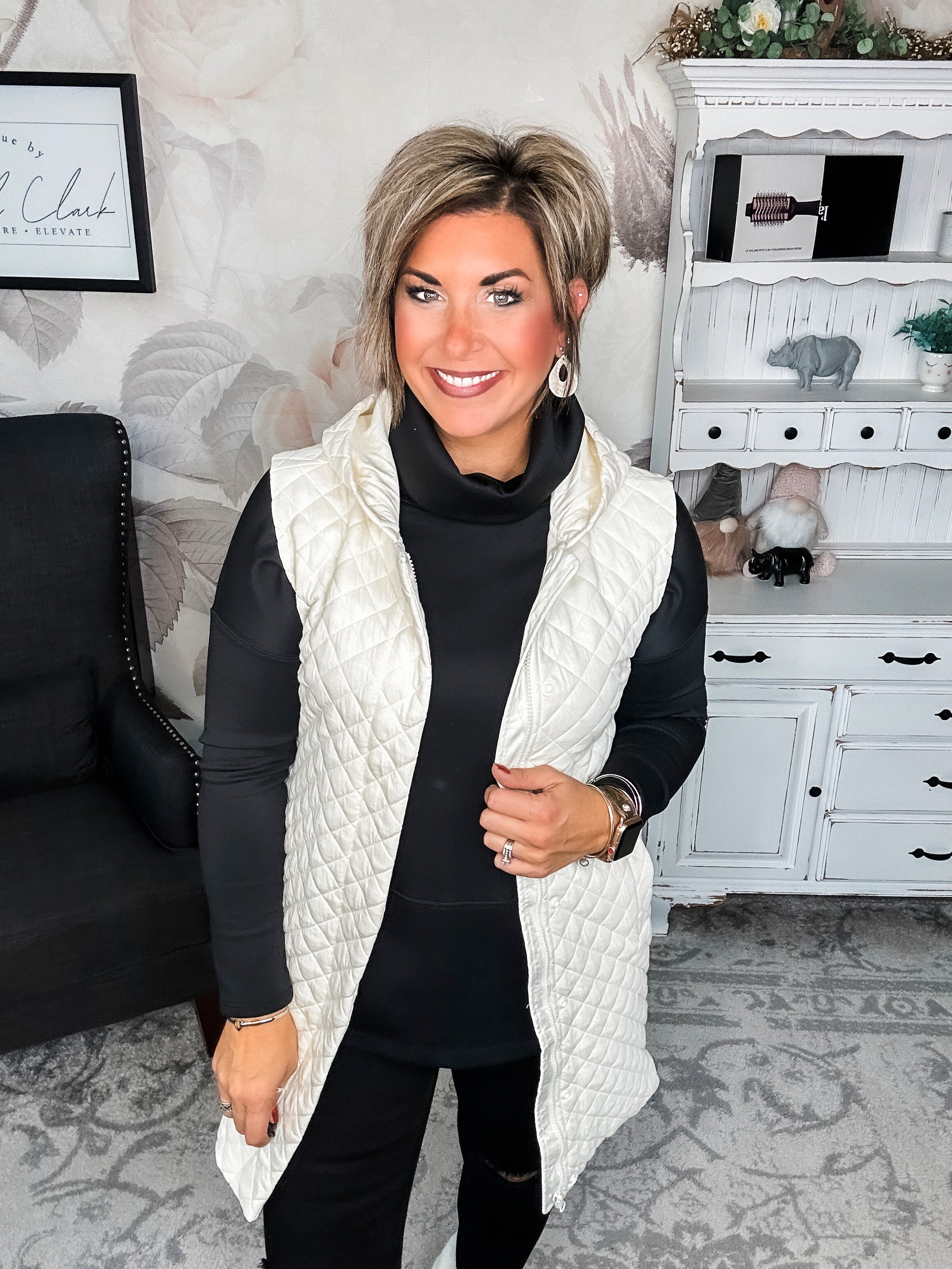 Gonna Move On Quilted Vest