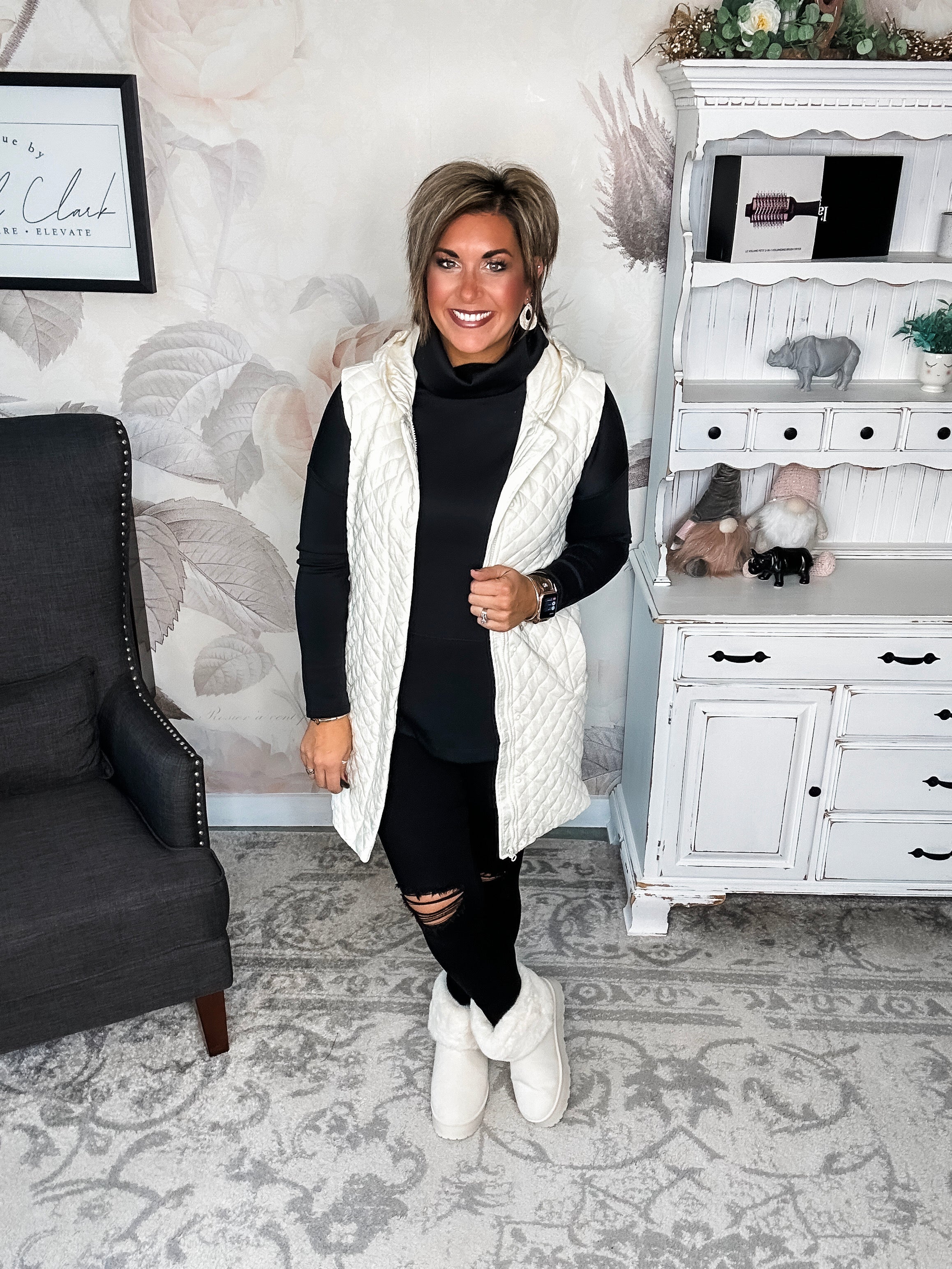 Gonna Move On Quilted Vest