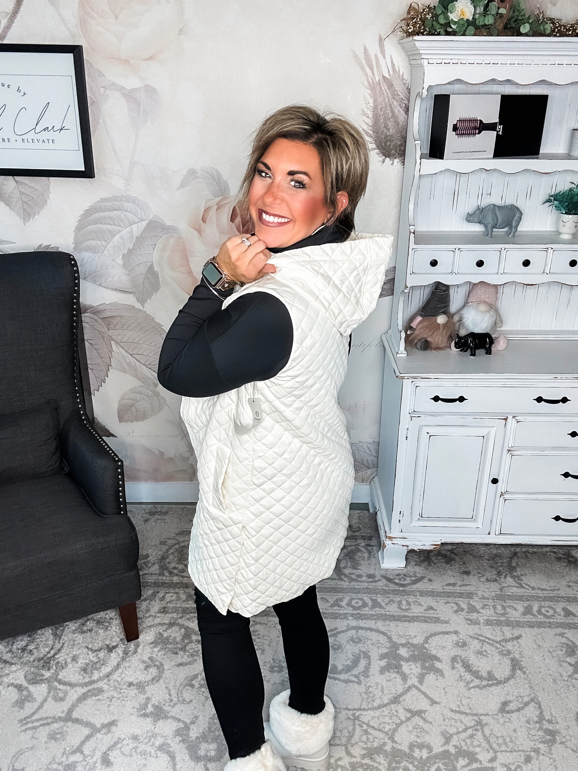 Gonna Move On Quilted Vest