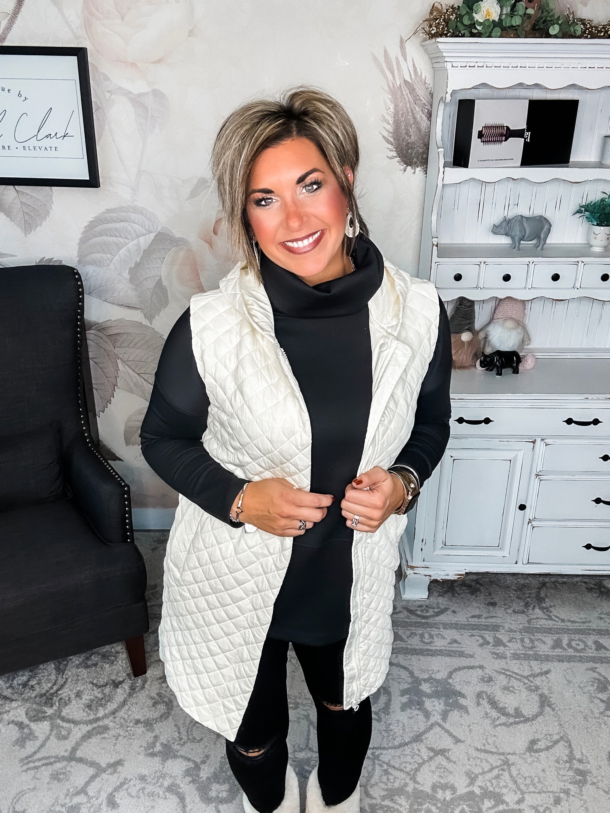 Gonna Move On Quilted Vest