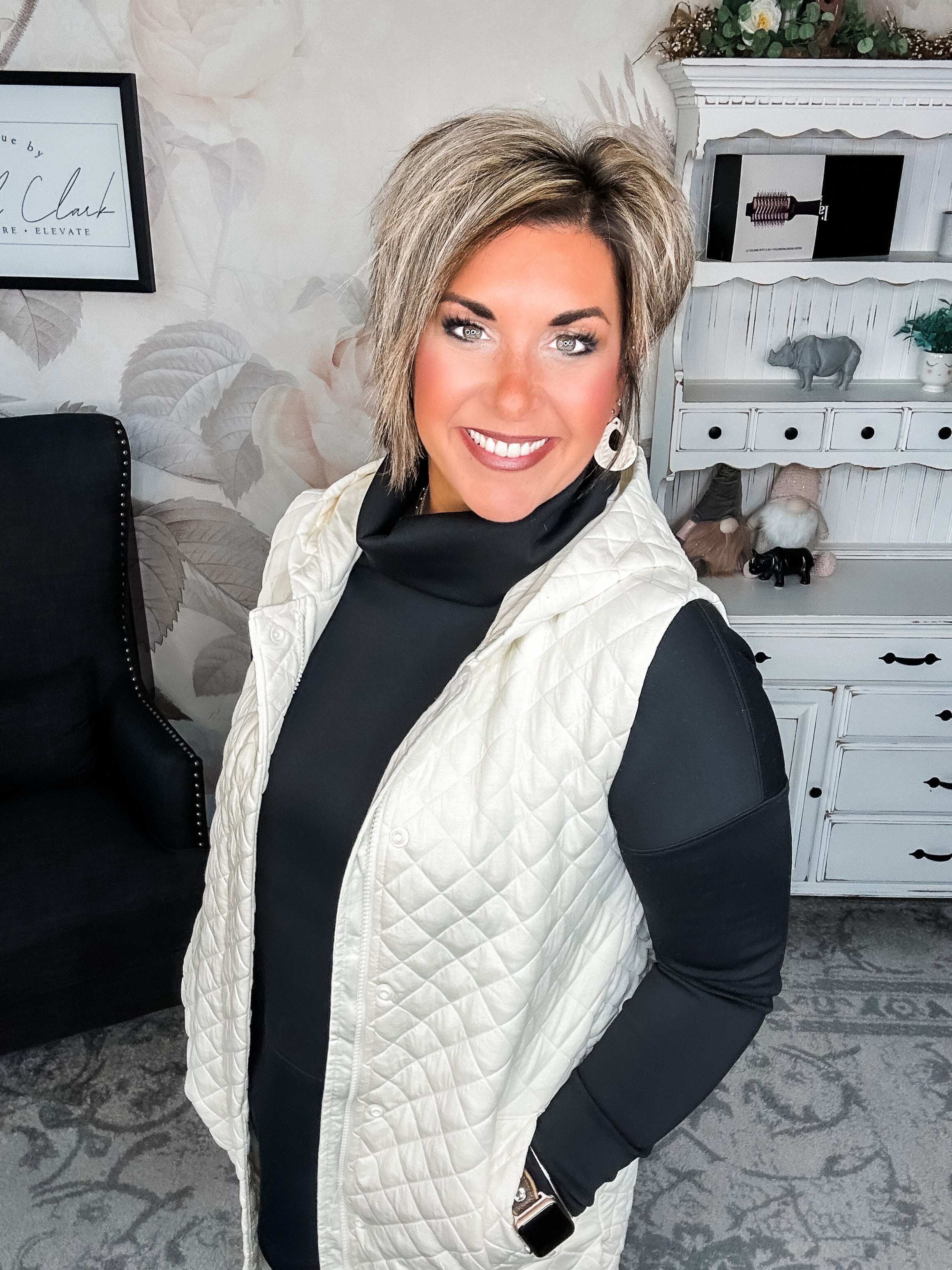 Gonna Move On Quilted Vest