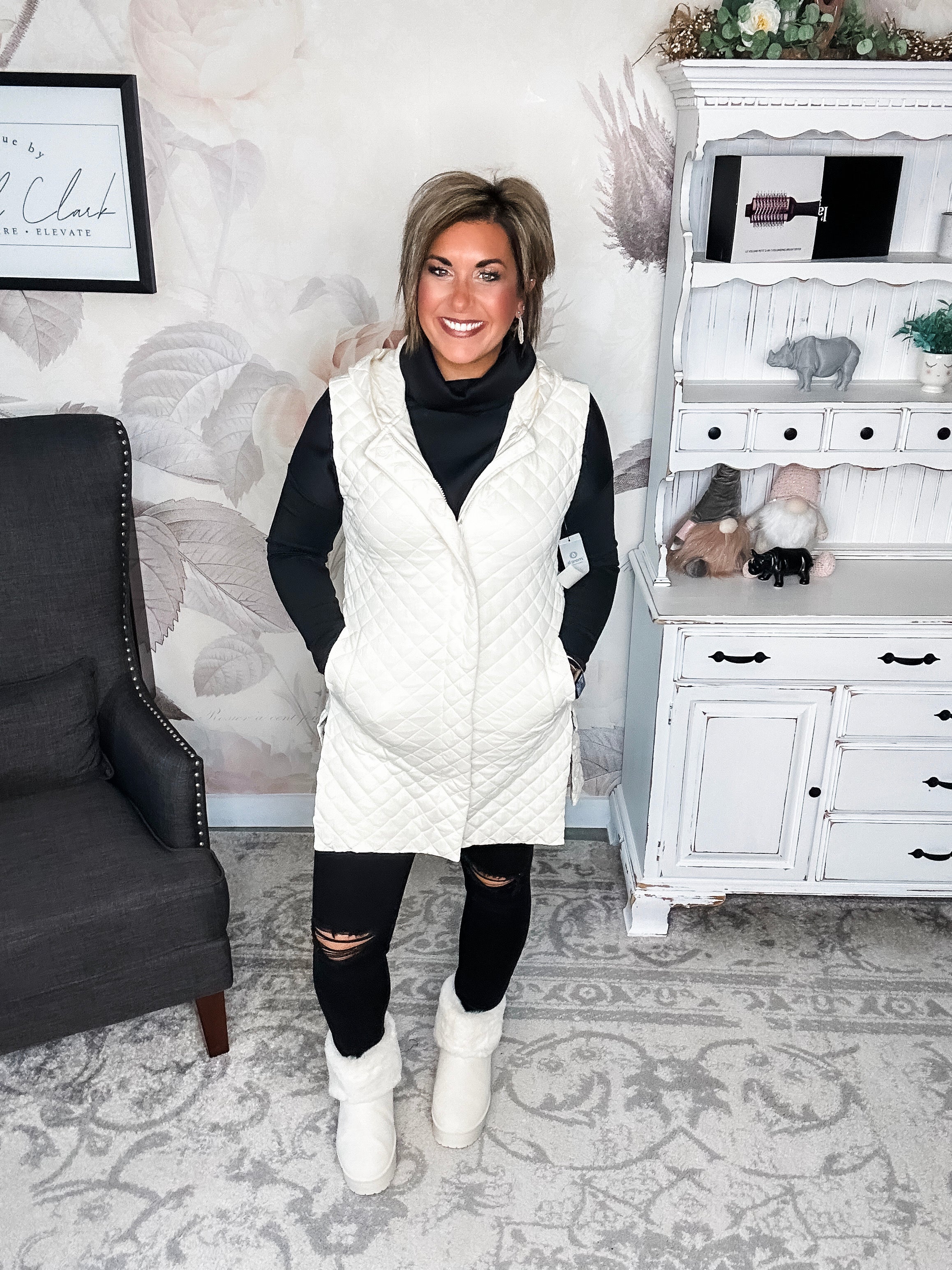 Gonna Move On Quilted Vest