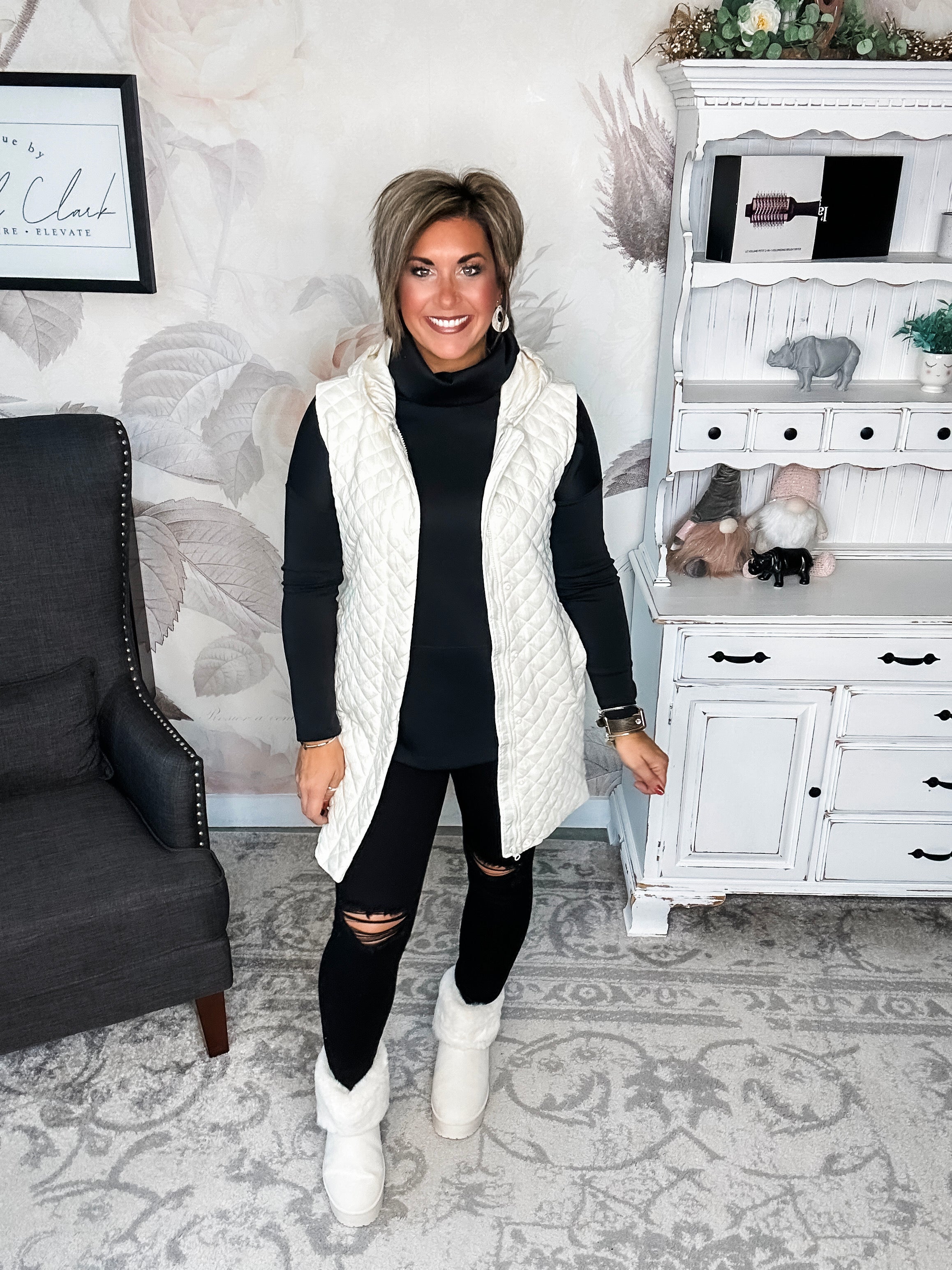 Gonna Move On Quilted Vest