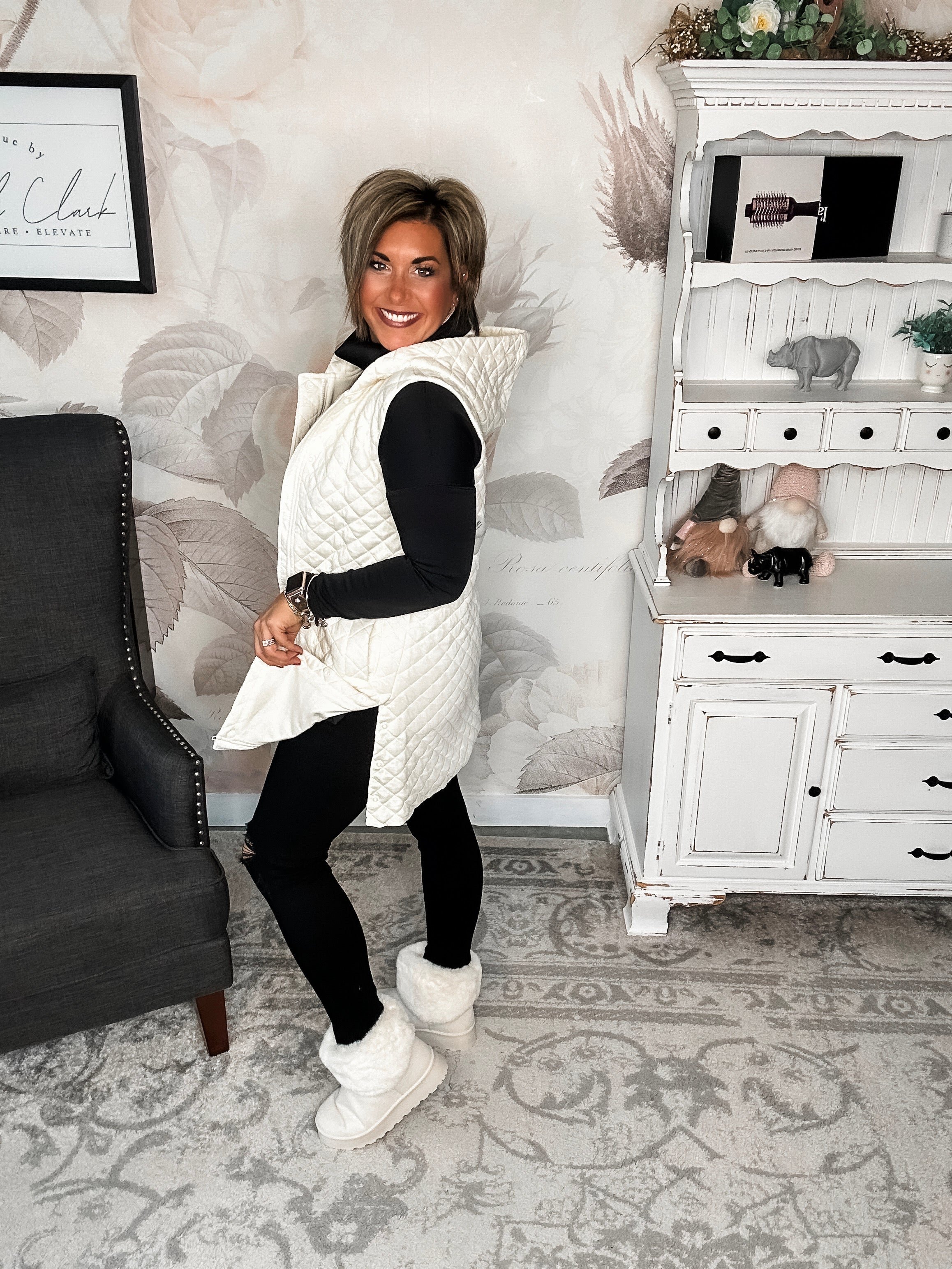 Gonna Move On Quilted Vest