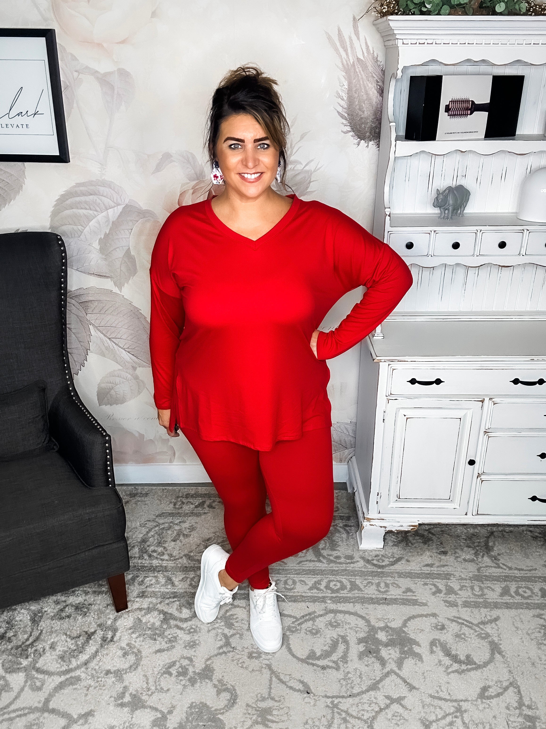 You Can't Resist This Lounge Set - Ruby