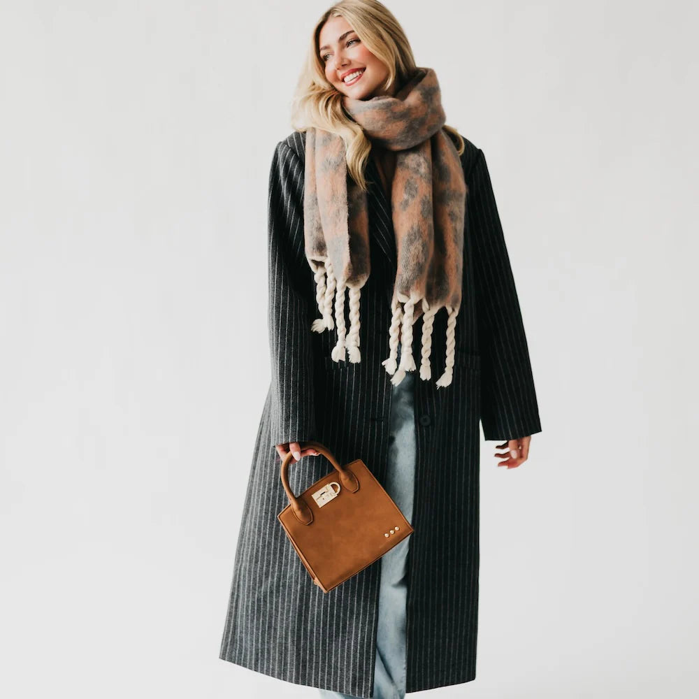 BLACK FRIDAY EXCLUSIVE - Nixie Nubuck Small Tote - Camel