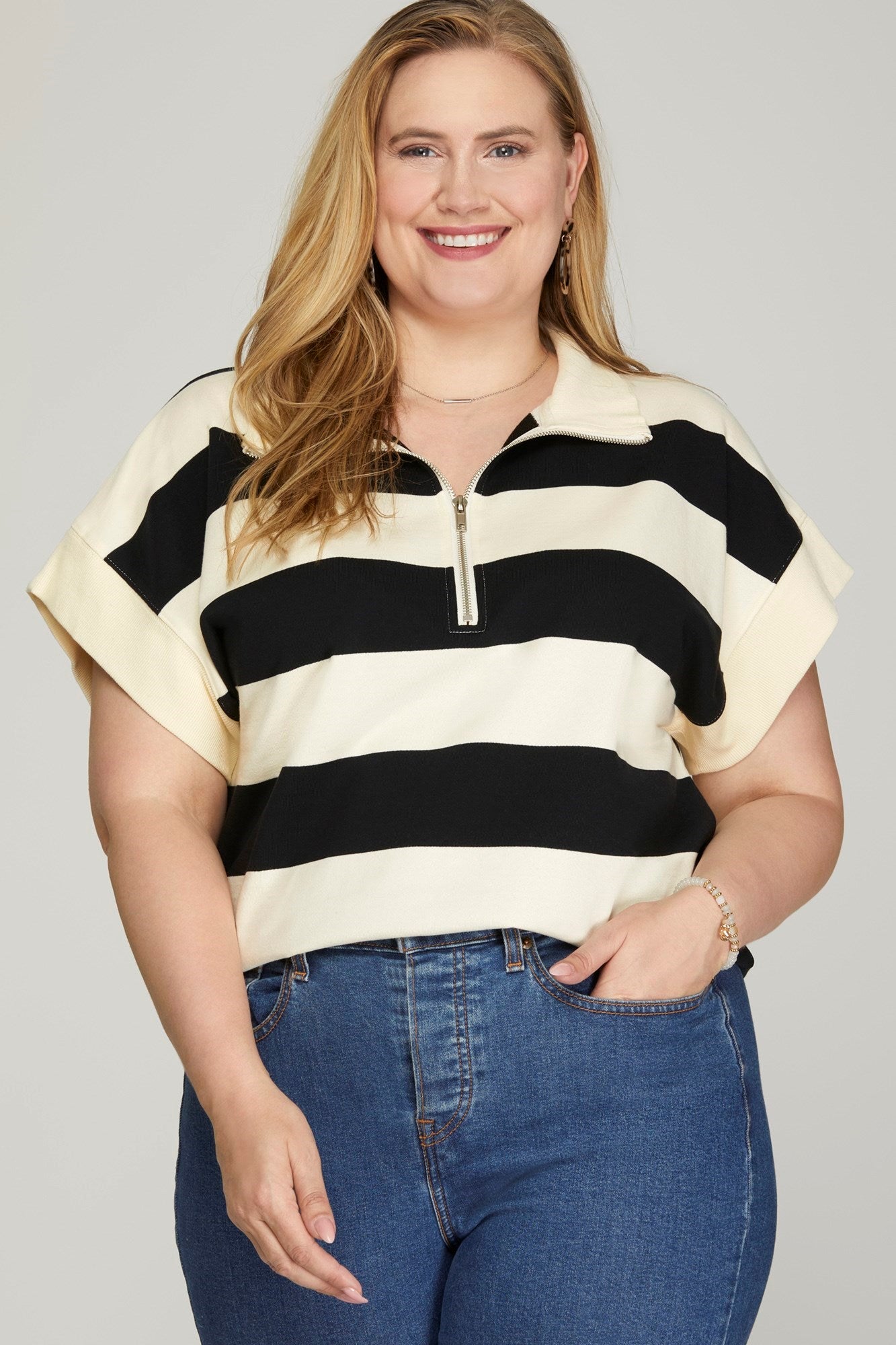 Hope Floats Quarter Zip Sweater