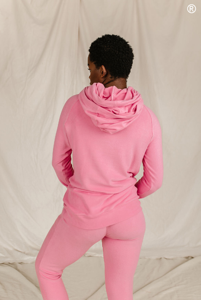 Ampersand Avenue - Doublehood™ Sweatshirt - Pink Tulip