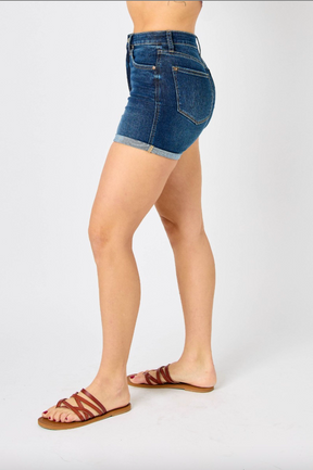 Judy Blue Tummy Control Cool Denim Shorts
