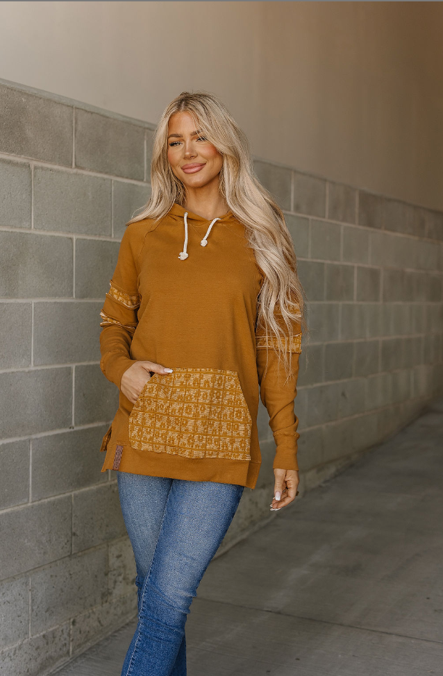 Ampersand Avenue SideSlit Hoodie - Made For You