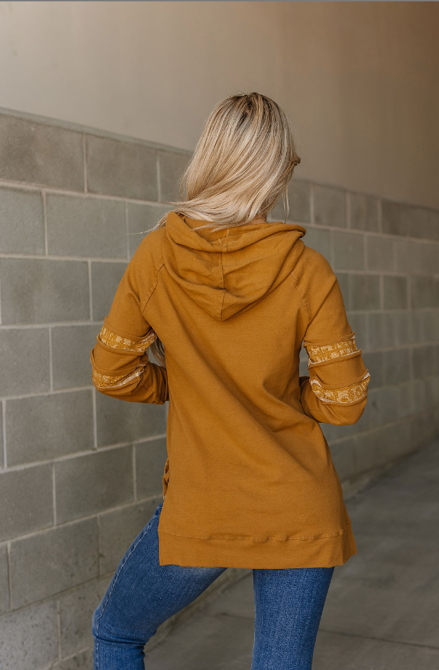 Ampersand Avenue SideSlit Hoodie - Made For You