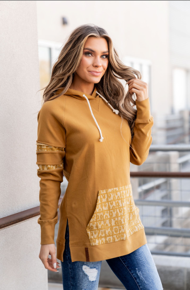 Ampersand Avenue SideSlit Hoodie - Made For You