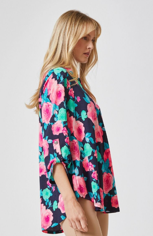 Figure It Out Top - Navy