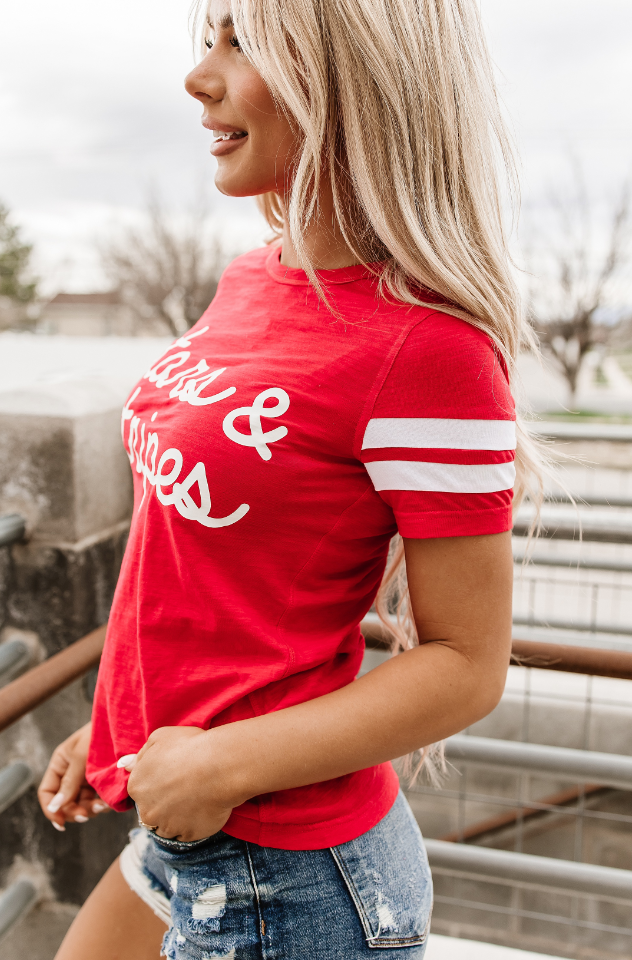 Ampersand Avenue Tee - Stars & Stripes