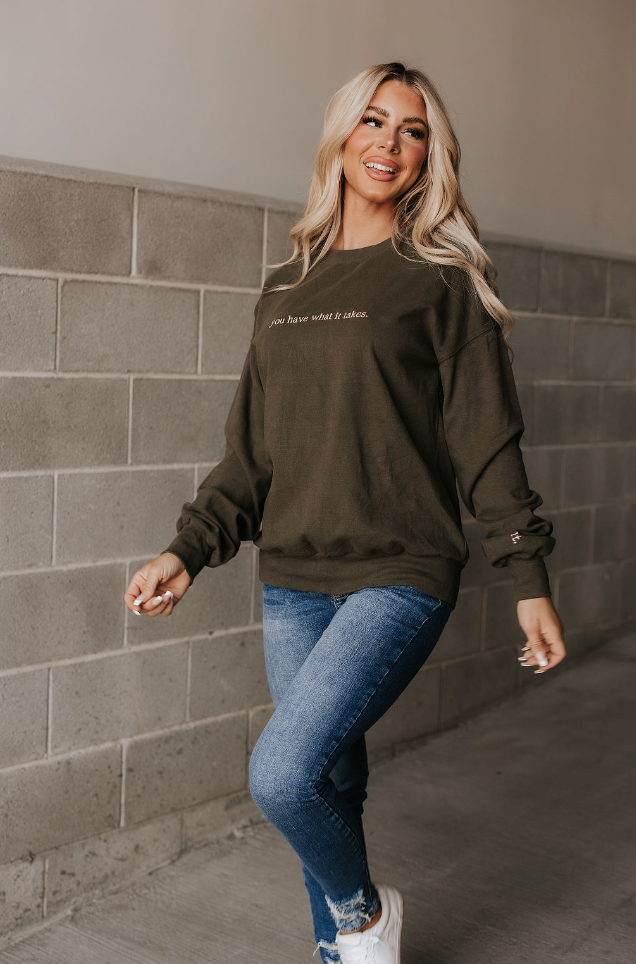 Ampersand Avenue University Pullover - What It Takes
