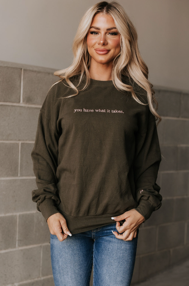Ampersand Avenue University Pullover - What It Takes