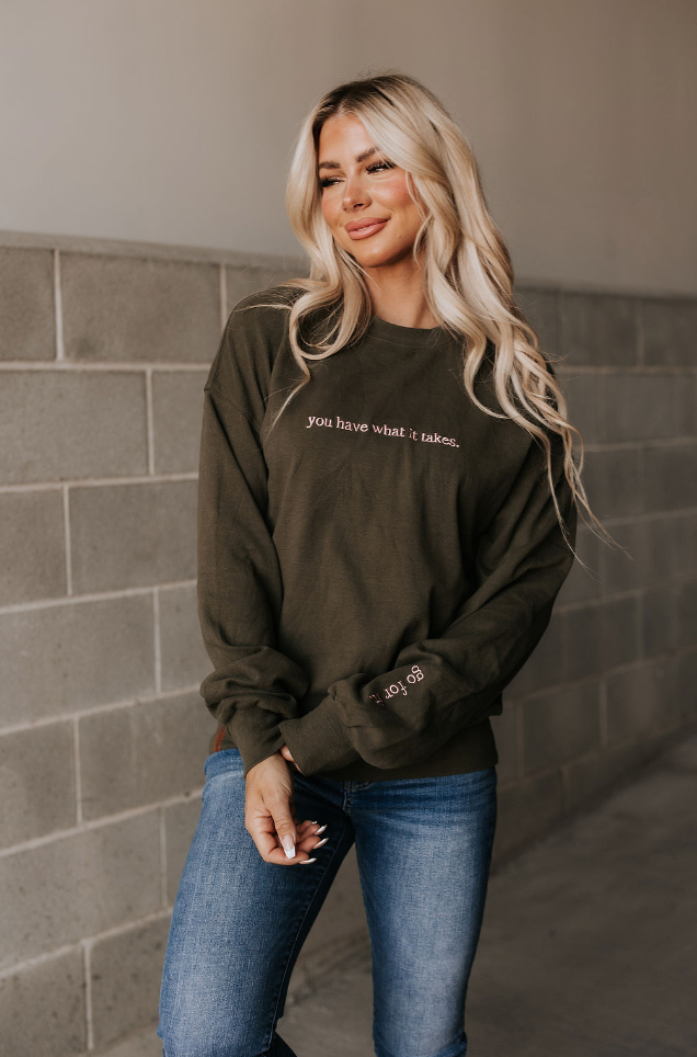 Ampersand Avenue University Pullover - What It Takes